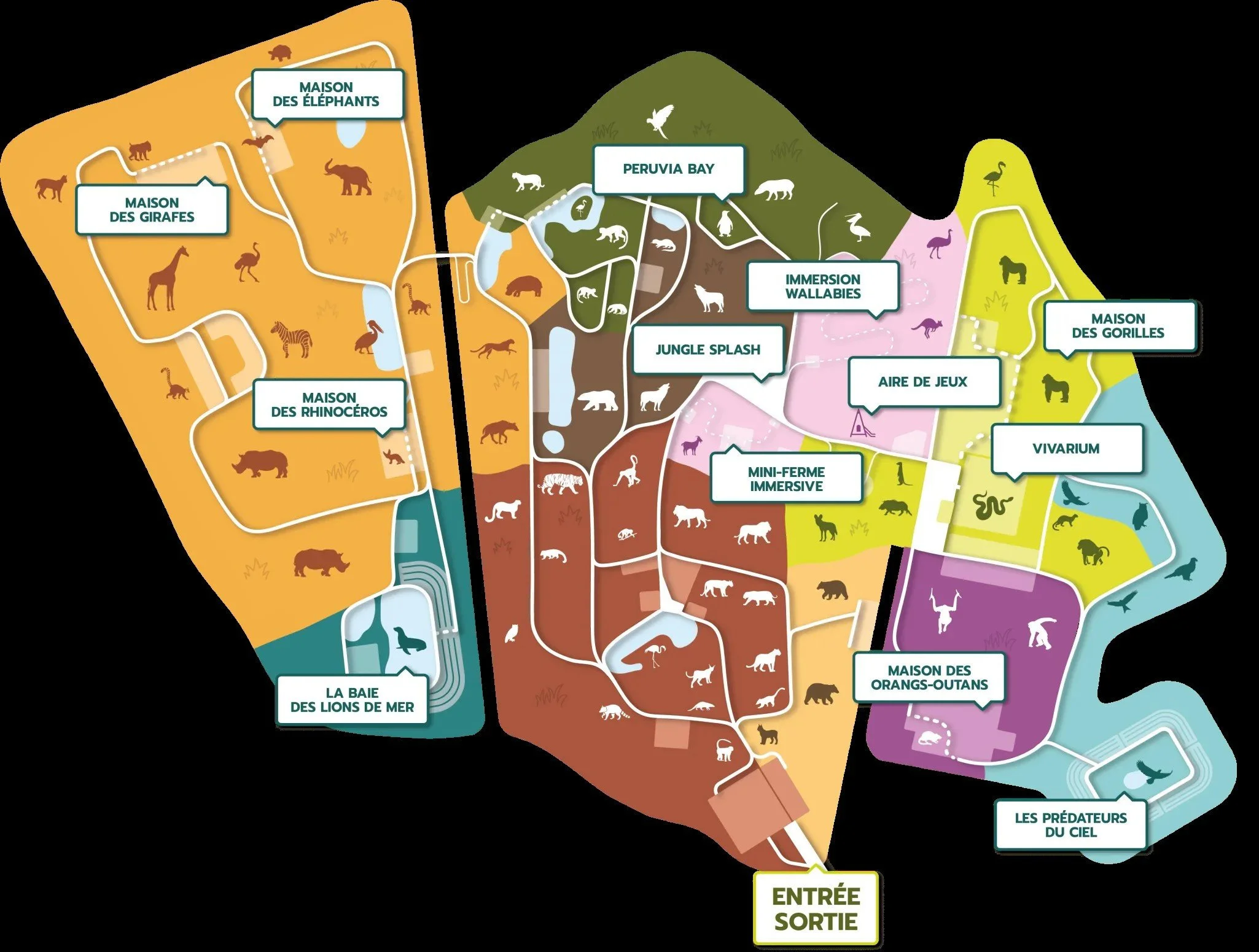Zoo Amneville Tierpark Frankreich Tiere Ausflug Park Plan Plan du Parc Öffnungszeiten Adresse Parkplatz Familie