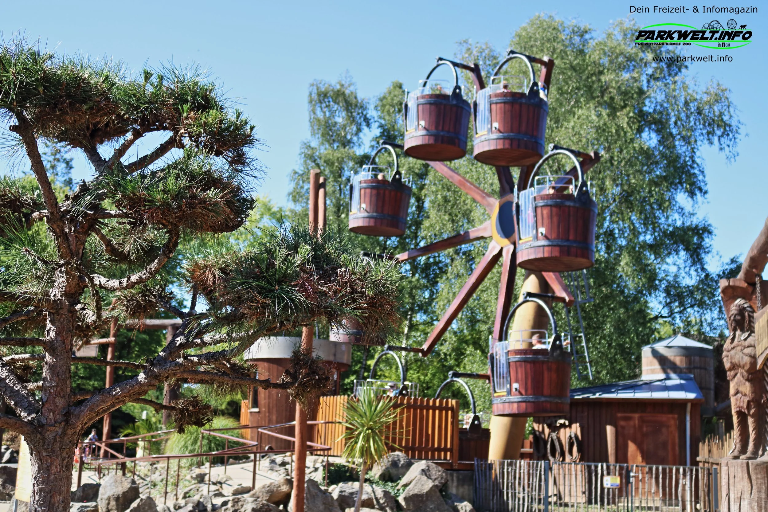Western Riesenrad Zierer Ferris Wheel Heide Park Resort Soltau Niedersachsen Freizeitpark Themepark Colossos Achterbahn Attraktionen Park Plan Adresse Infos Bilder Show