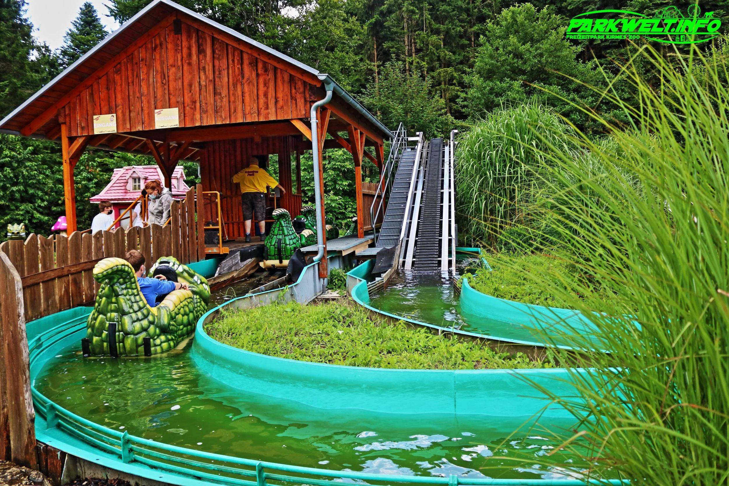 Schwaben Park Freizeitpark Wasserbahn Log Flume