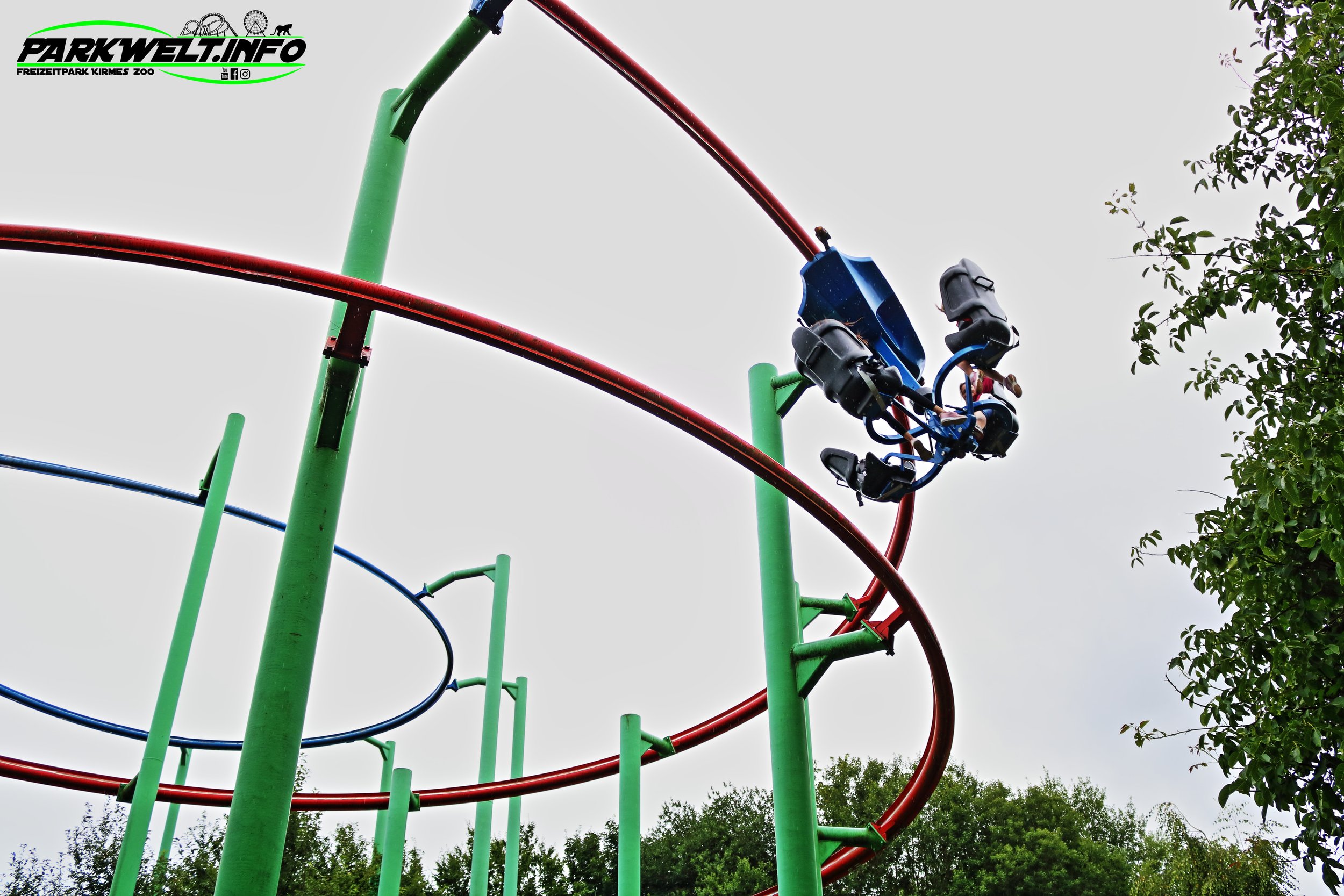 Sky Rider Skyline Park Allgäu Cariprp Suspendet Spinning Coaster RRRAchterbahn Einzigartig Prototyp Einmalig
