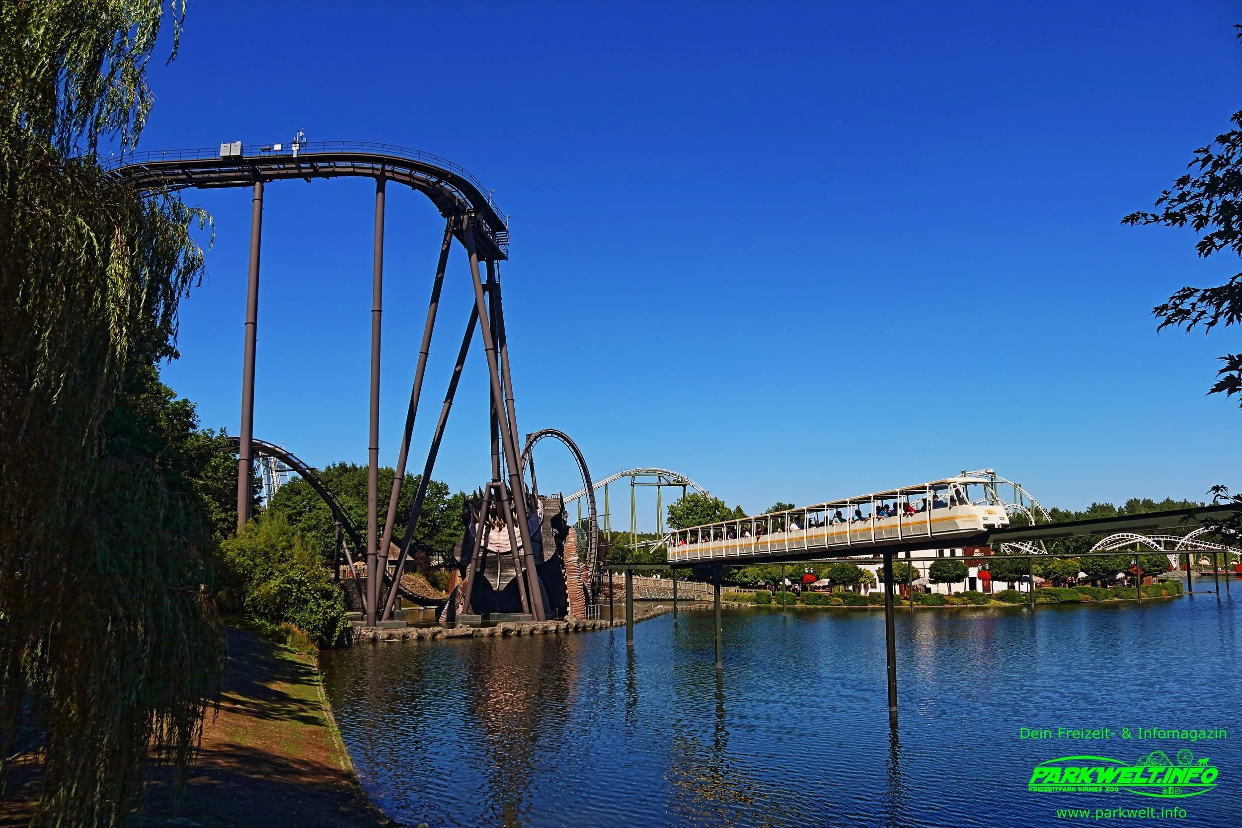 Monorail Mack Rides Heide Park Resort Soltau Niedersachsen Freizeitpark Themepark Colossos Achterbahn Attraktionen Park Plan Adresse Infos Bilder Show