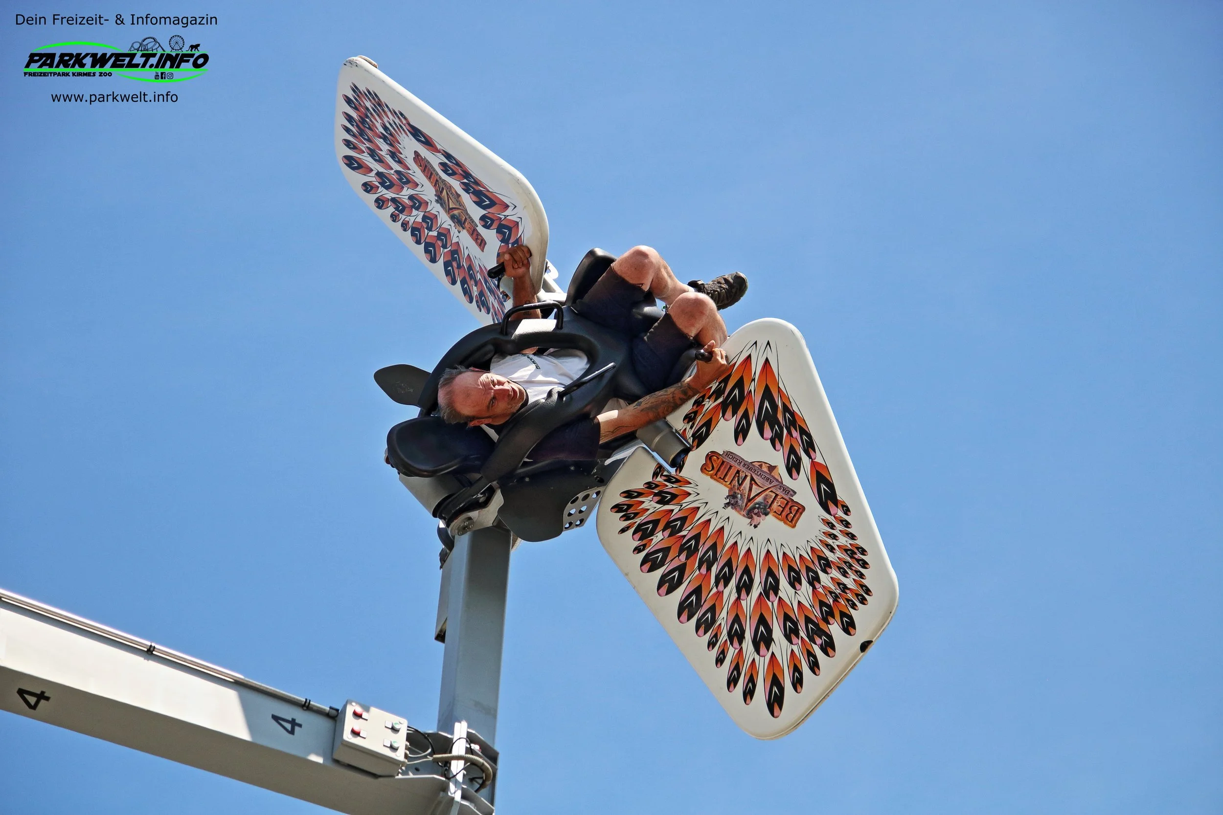 Götterflug Gerstlauer Sky Fly Roller Belantis Das Abenteuer Reich Freizeitpark Themepark Sachsen Park Plan Map Guide Achterbahn Attraktionen Fahrgeschäfte Rollercoaster Anfahrt Adresse Preise Öffnungszeiten