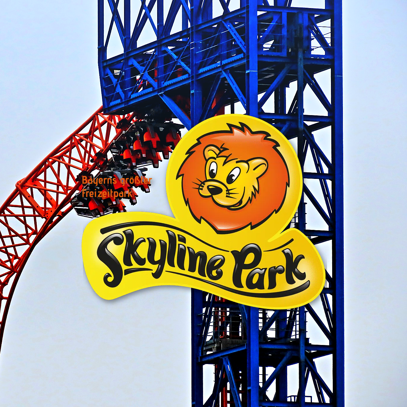 Bild eines Freizeitpark Skyline Park Sky Wheel Skyline Park Maurer Söhne Rollercoaster Achterbahn Alle Infos, Bilder, Anfahrt, Park Plan und vieles mehr rund um den Skyline Park  Bayerns größter Freizeitpark in Rammingen Allgäu.