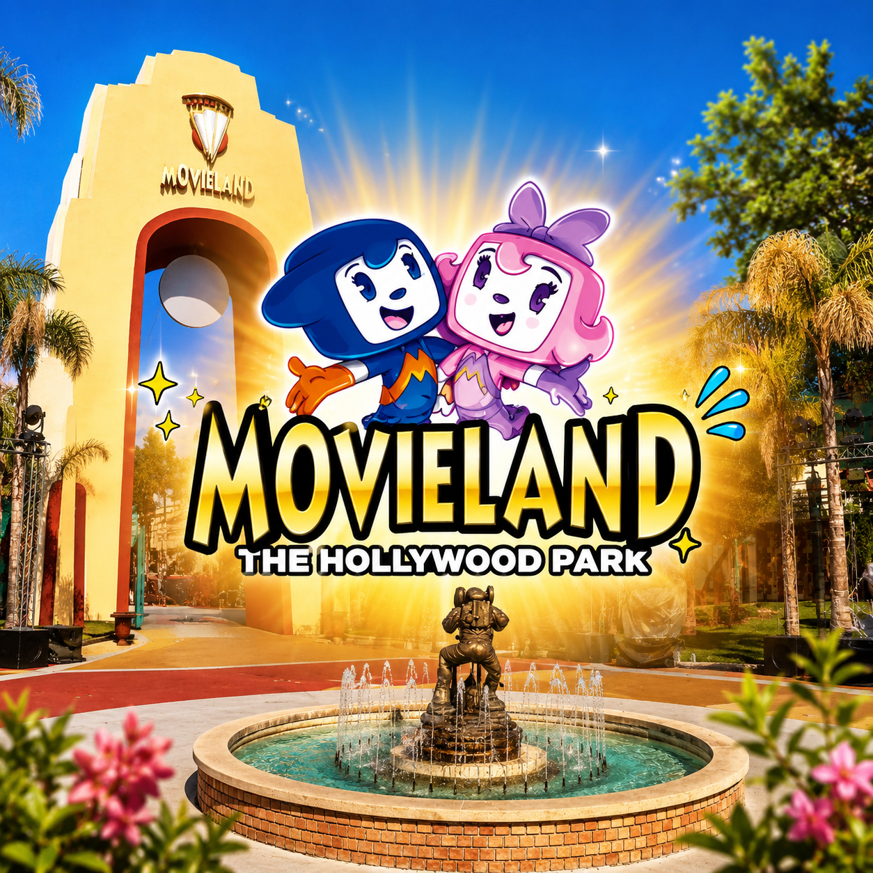 Movieland – The Hollywood Park am Gardasee mit spektakulären Attraktionen, Hollywood-Kulissen und actionreichen Shows für die ganze Familie.