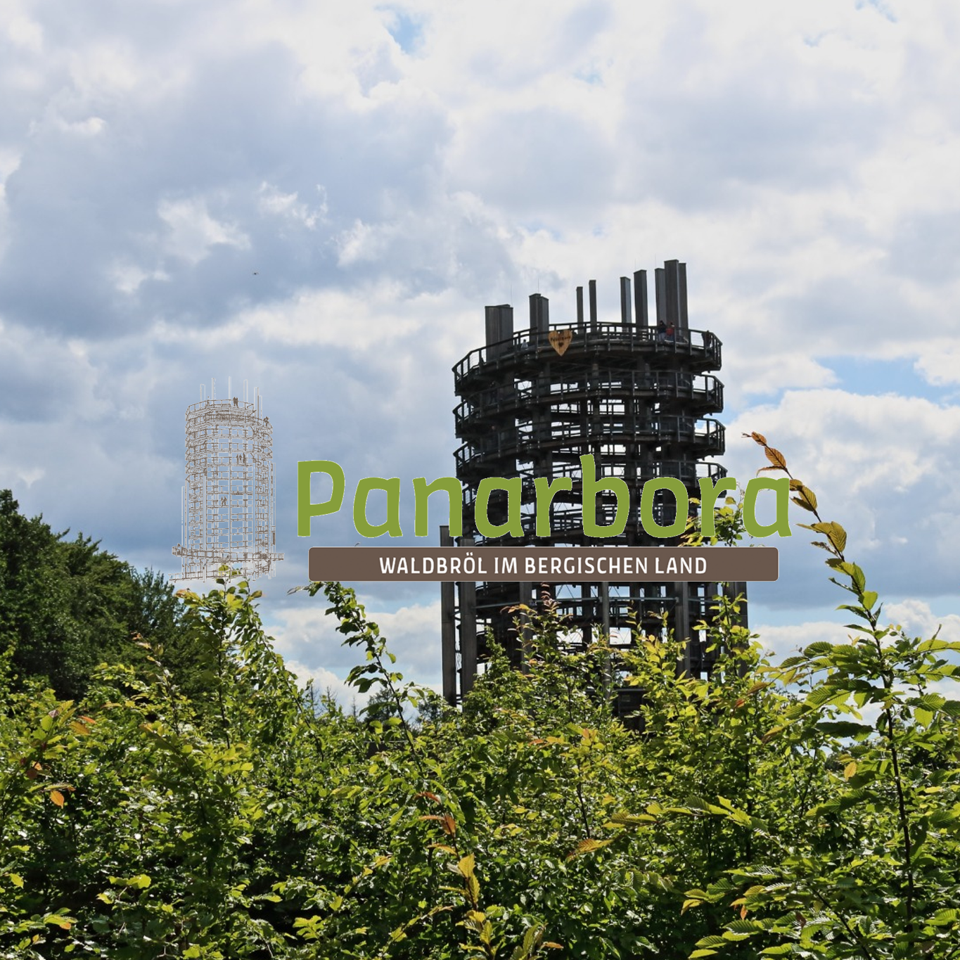 Panabora Aussichtsturm Jugendherberge Deutsche Ausflugsziel Familie Turm Baumwipfelpfad Natur Waldbröl Nordrhein Westfalen