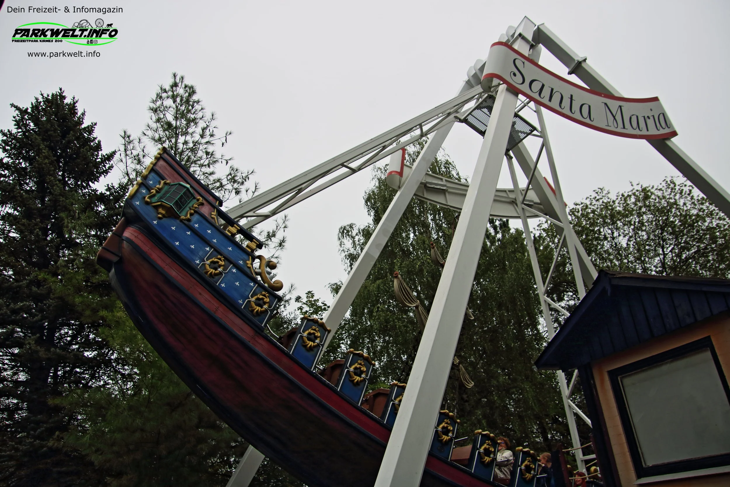 Riesenschiffschaukel Santa Maria Metallbau Emmeln Schiffschaukel Rasti Land Freizeitpark Themepark Salzhemmendorf Attraktionen Neuheit Map Guide Anfahrt Preise Adresse Park Plan Achterbahn Öffnungszeiten