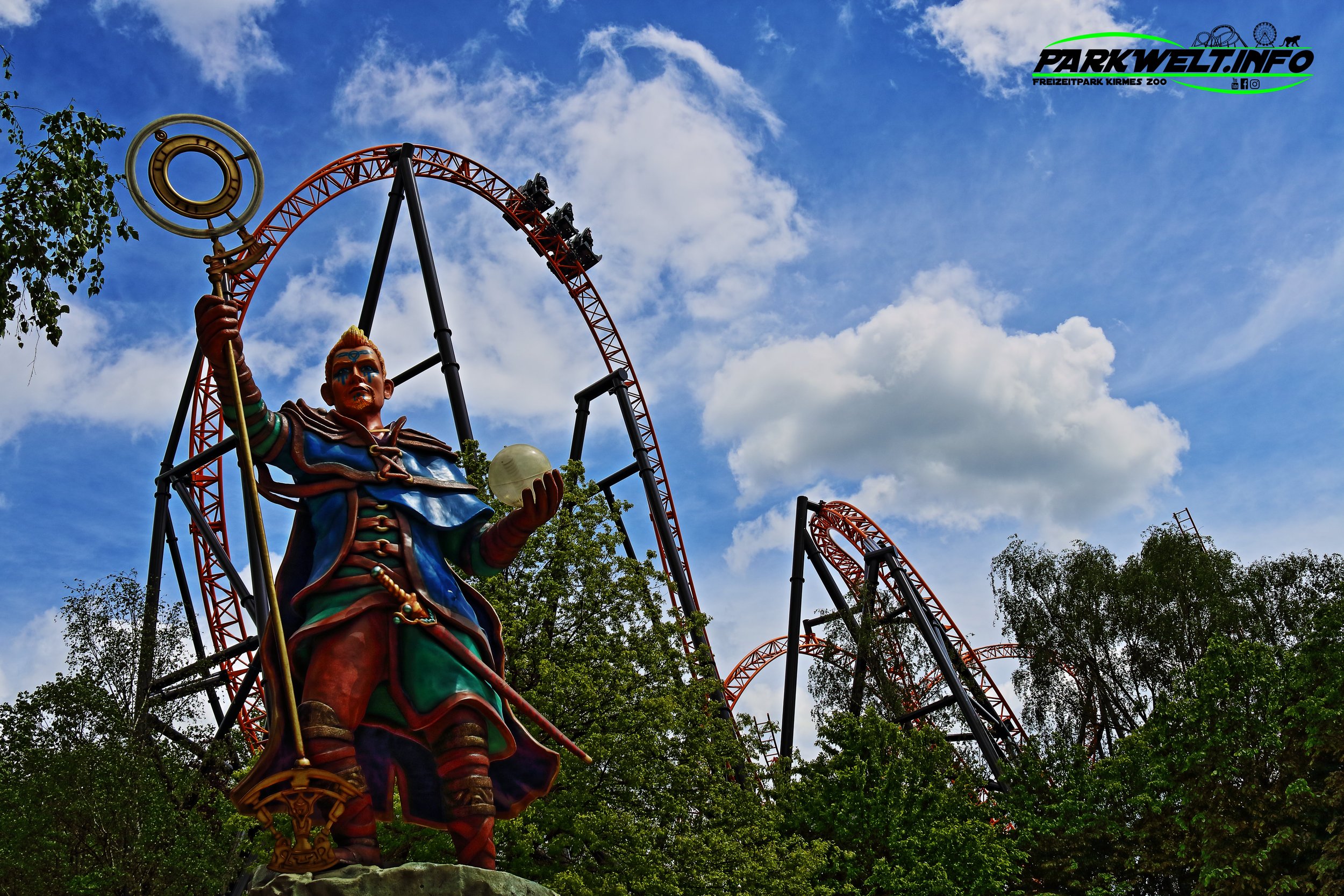 coaster Attraktion Freizeitpark Themepark Park Plan Map Guide Anfahrt Fahrgeschäfte Achterbahn Bobbejaanland Belgien