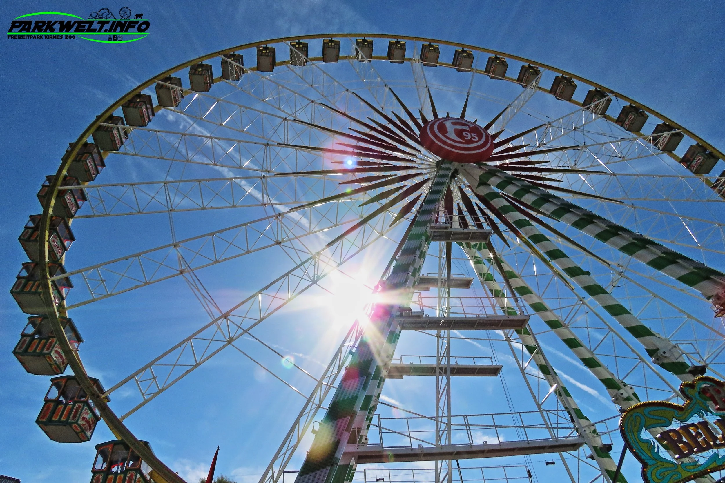 Bellevue Bruch junior Riesenrad Coaster Kirmes Volksfest Jahrmarkt Attraktion Fahrgeschäft Karussell  Daten Infos Technische