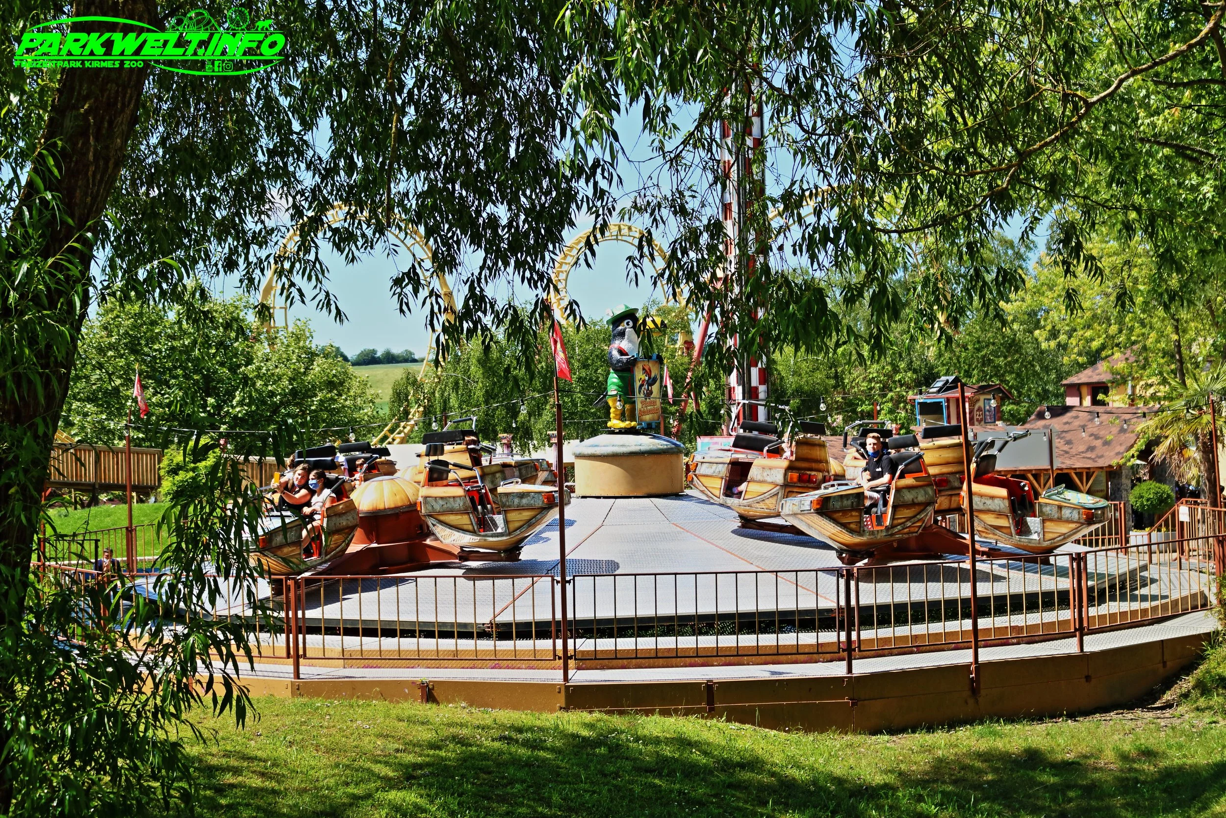 Freizeitland Freizeit Land Geiselwind Bayern Mölter Attraktion Info Achterbahn Map Guide Park Plan