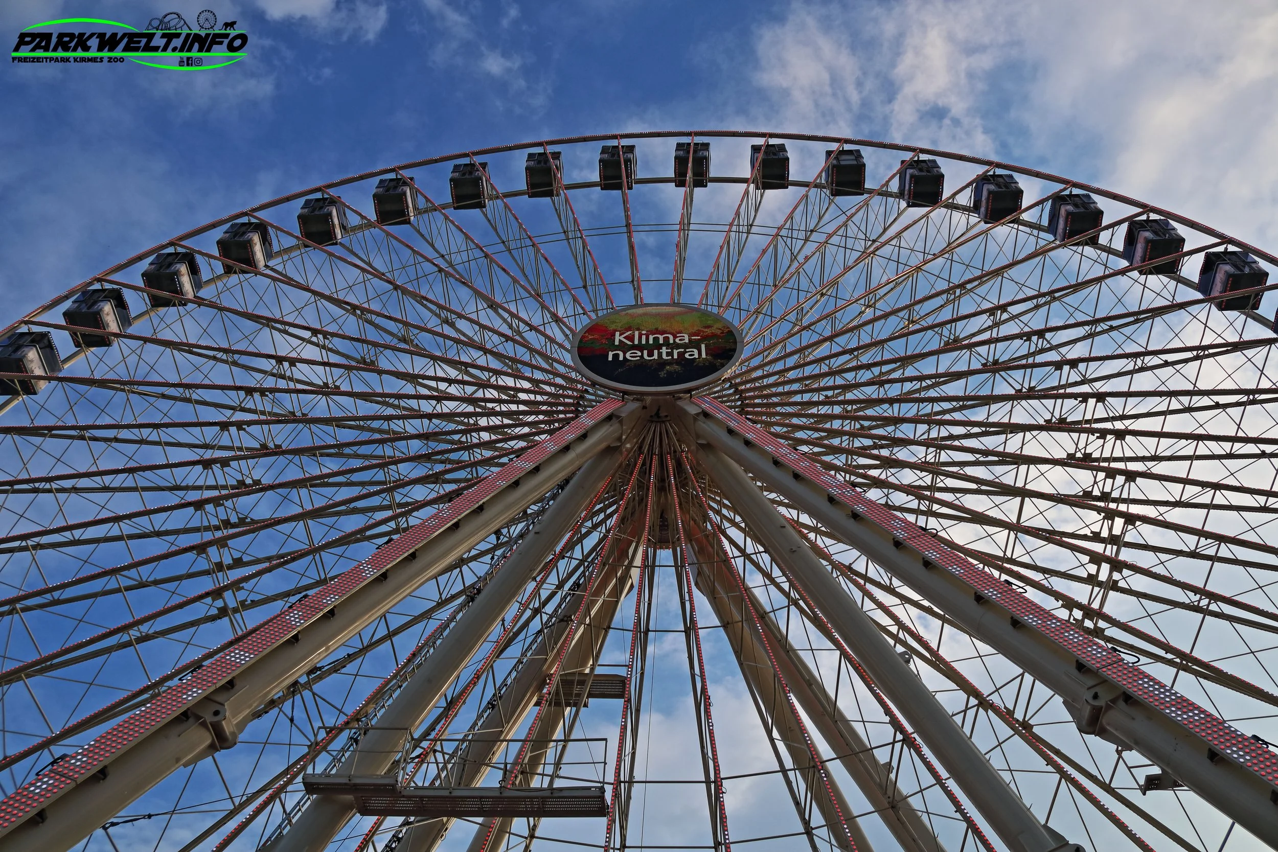 Europa Rad Kipp Sohn Nauta Bussink Riesenrad Kirmes Volksfest Größte transportabele