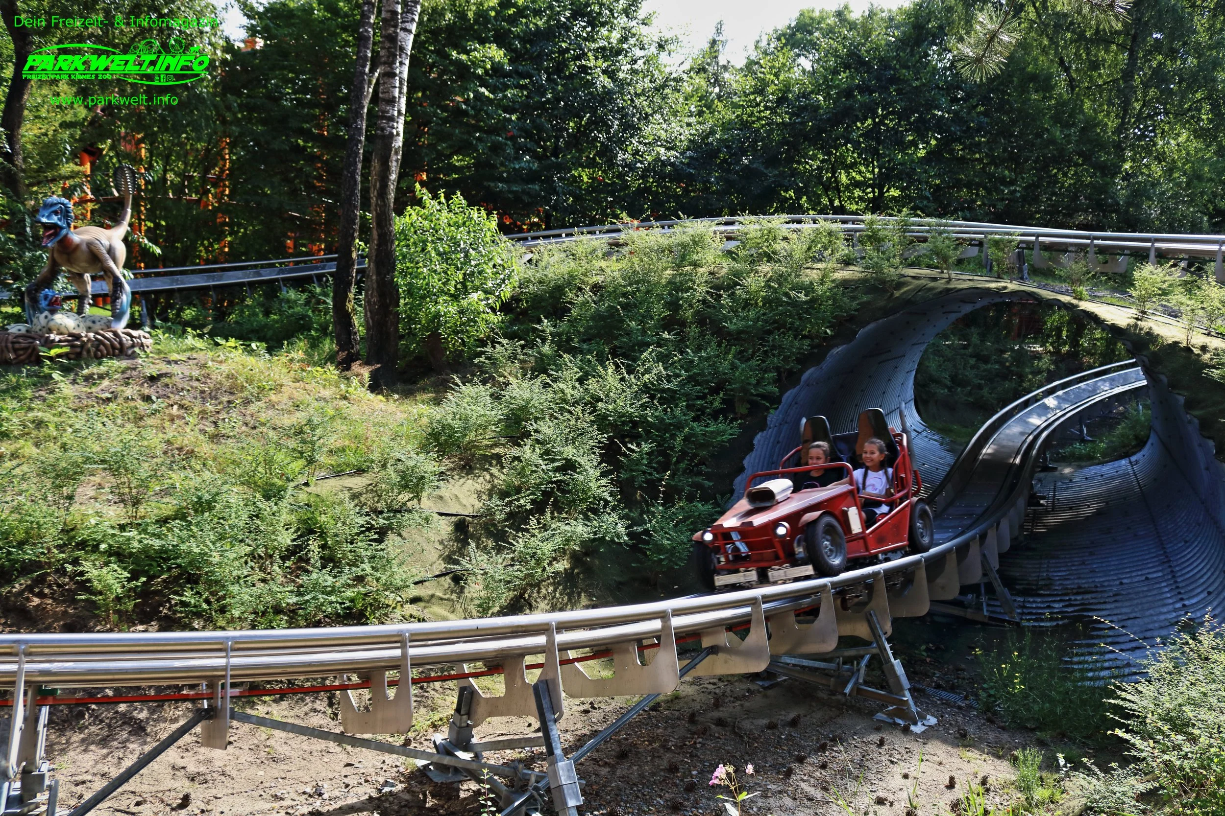 Coasterkart Lost World Wiegand Alpine Coaster Tier Freizeitpark Thüle Friesoythe Niedersachsen Attraktionen Adresse Map Guide Park Plan Achterbahn Rollercoaster Tiere Fahrgeschäfte Infos