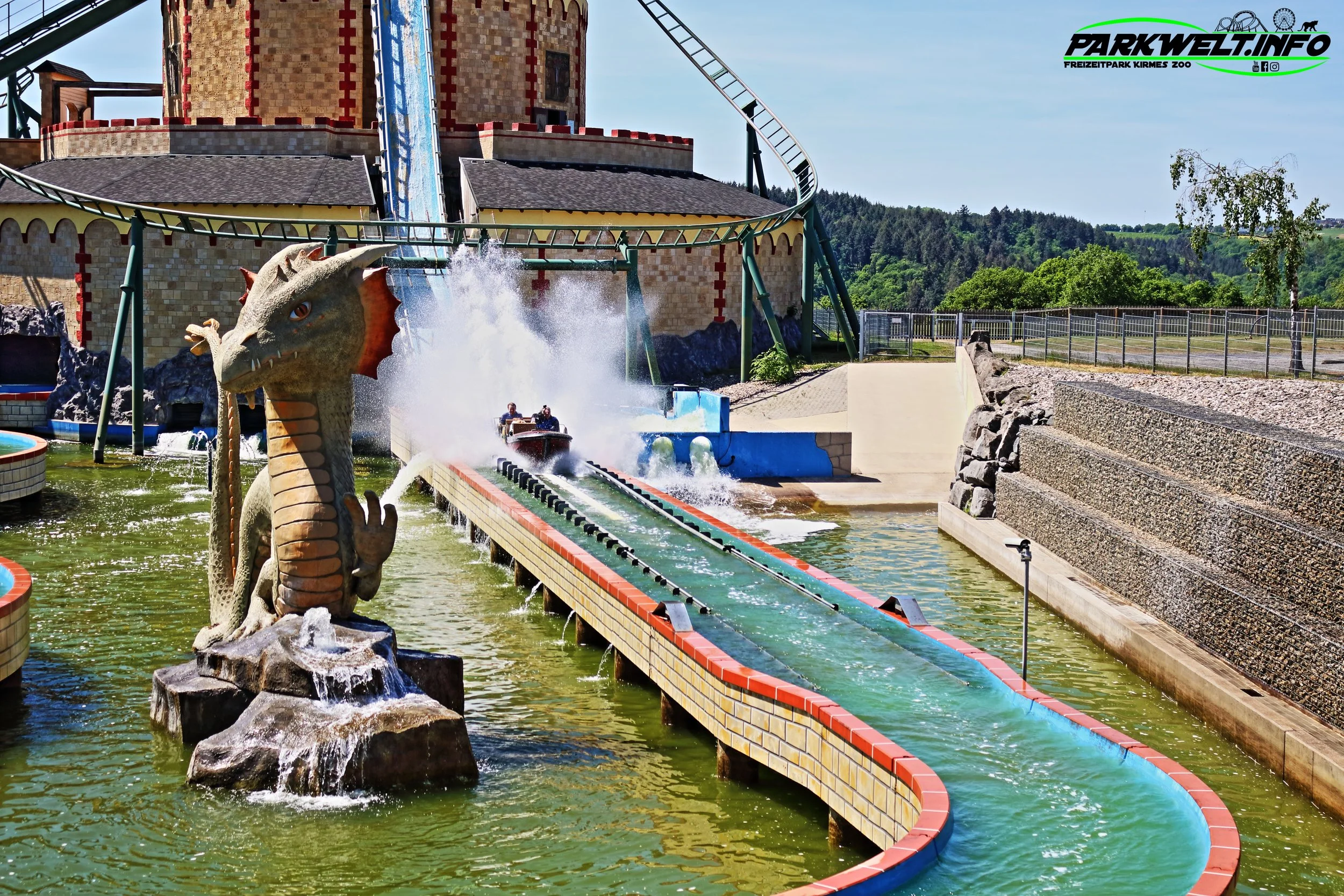 heiße fahrt gerstlauer Achterbahn klotti Park klotten wildpark freizeitpark