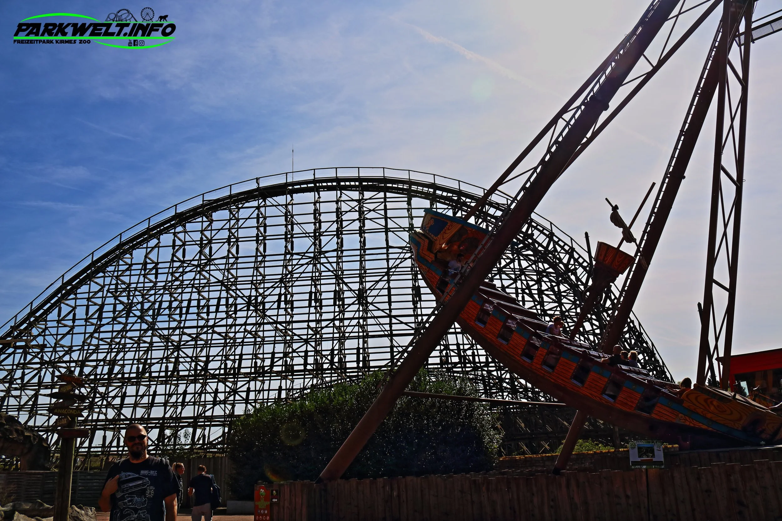 Caribean Boat Schiffschaukel Huss Rides Pirat Walygator Grand Est Parc Freizeitpark Frankreich France Metz Attraktionen Park Plan Map Guide Anfahrt Attraktionen Fahrgeschäfte Achterbahn Coaster Info