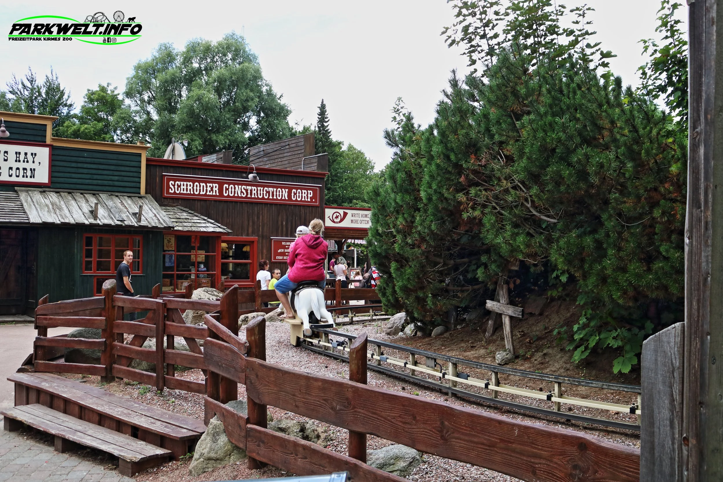 Pony Post Metallbau Emmeln Reitbahn Interaktiv Hansa Park Freizeitpark Themepark Ostsee Sierksdorf Info Map Guide Attraktionen Fahrgeschäfte Park Plan Achterbahn