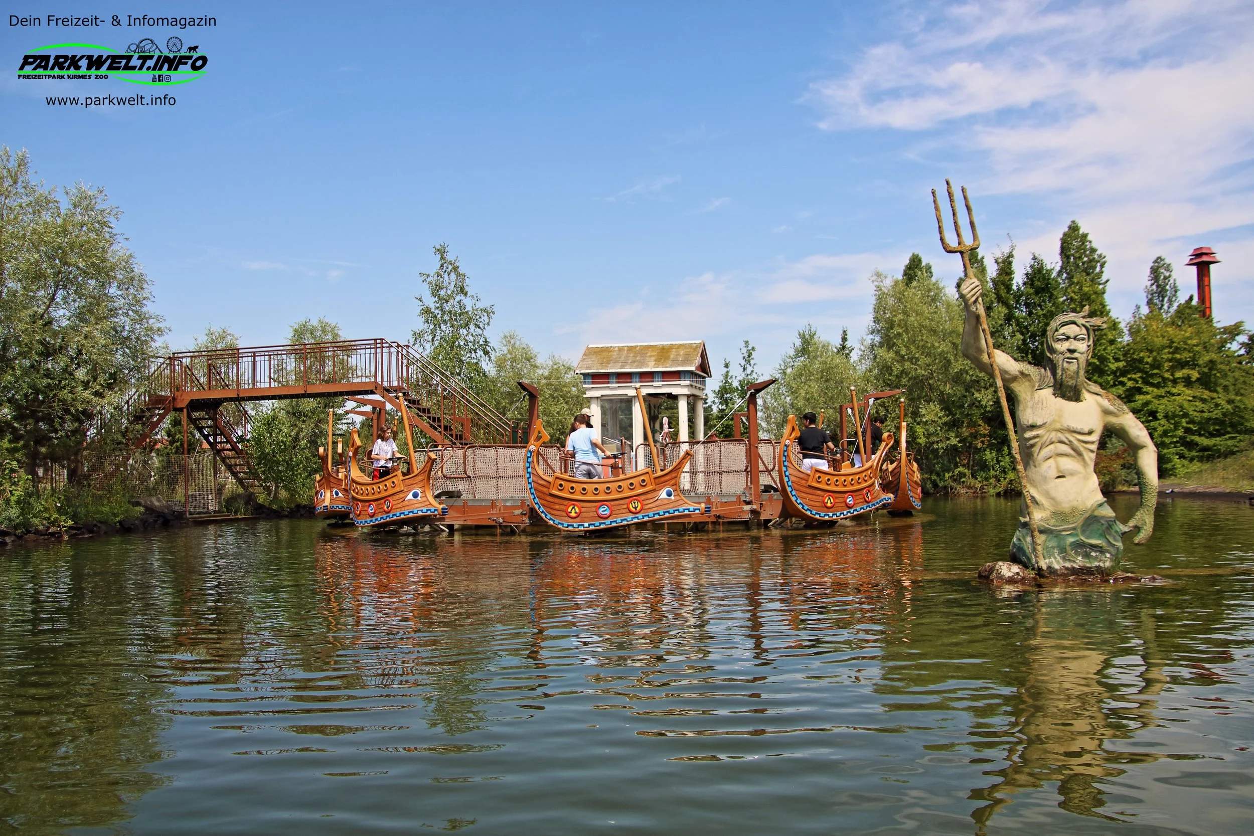 Poseidons Flotte Zierer Inno Heege Wildwasserrondell Belantis Das Abenteuer Reich Freizeitpark Themepark Sachsen Park Plan Map Guide Achterbahn Attraktionen Fahrgeschäfte Rollercoaster Anfahrt Adresse Preise Öffnungszeiten