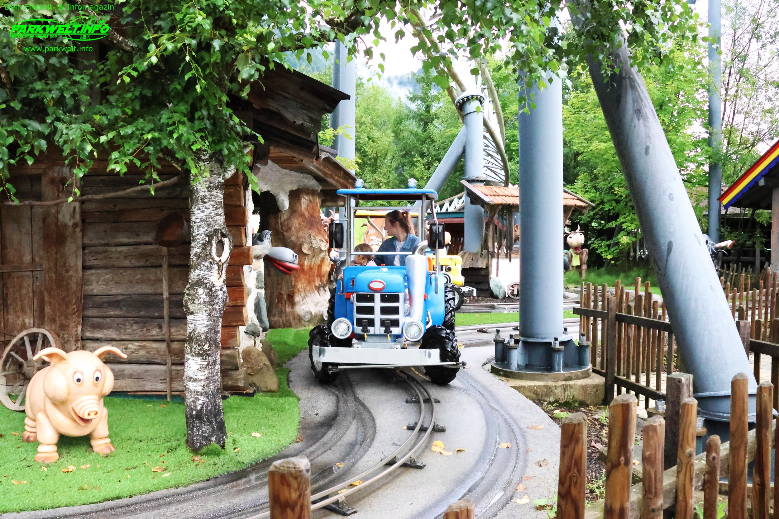 Das lustige Bauernland im Familienland Pillersee – Traktorbahn für Kinder in Tirol