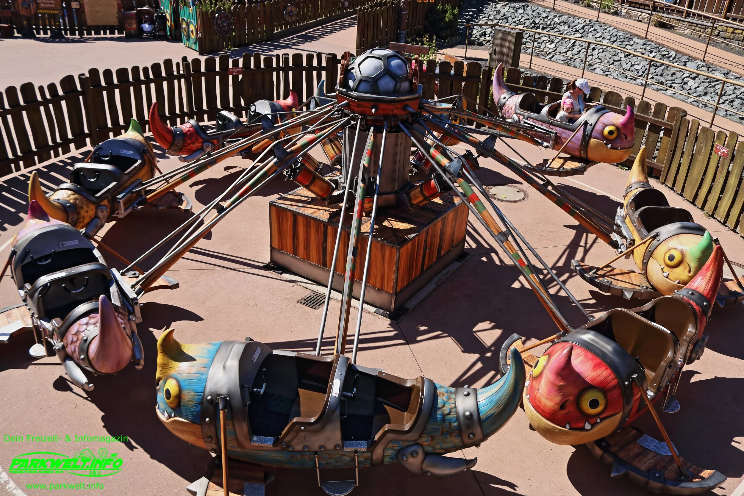 Grobians Wolkenspringer Zierer ETS Marcel Lutz Roter Baron Heide Park Resort Soltau Niedersachsen Freizeitpark Themepark Colossos Achterbahn Attraktionen Park Plan Adresse Infos Bilder Show