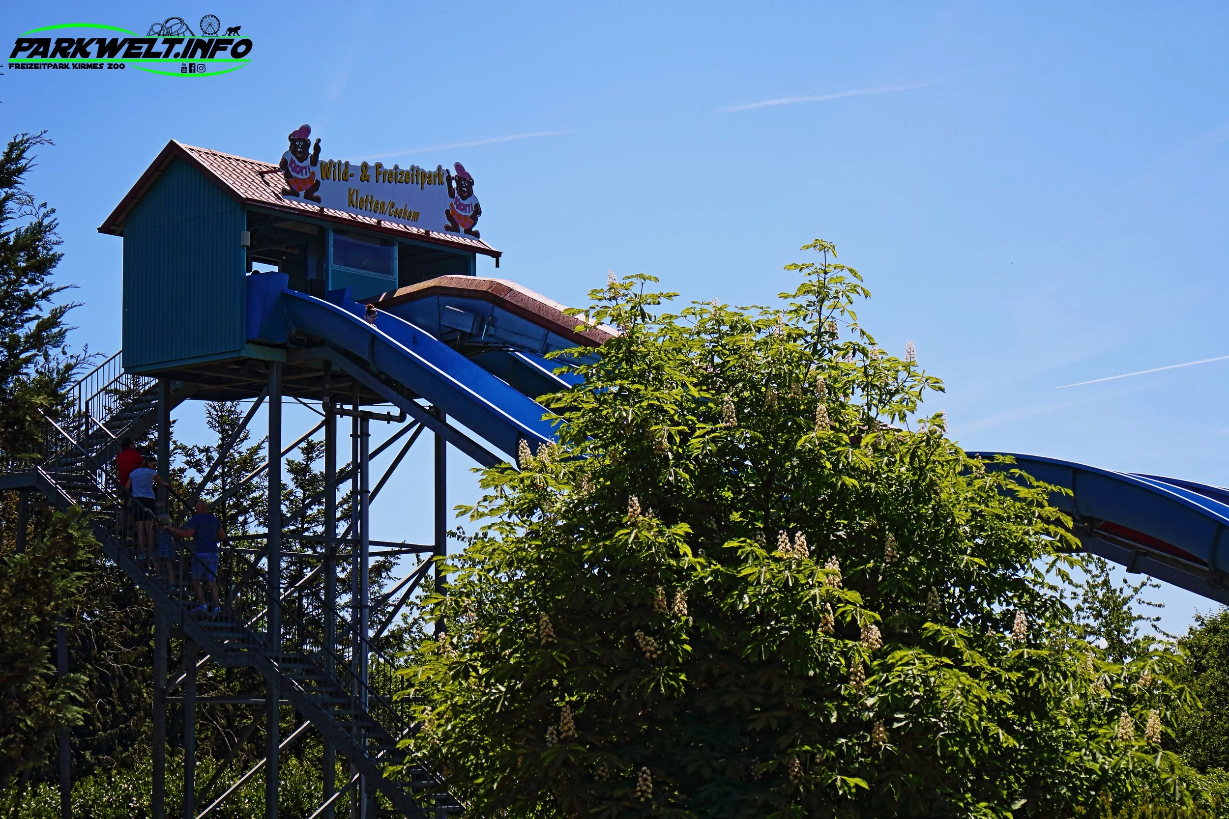 schlauchboot wasserrutsche rutschbahn metallbau emmeln klotti Park klotten wildpark freizeitpark