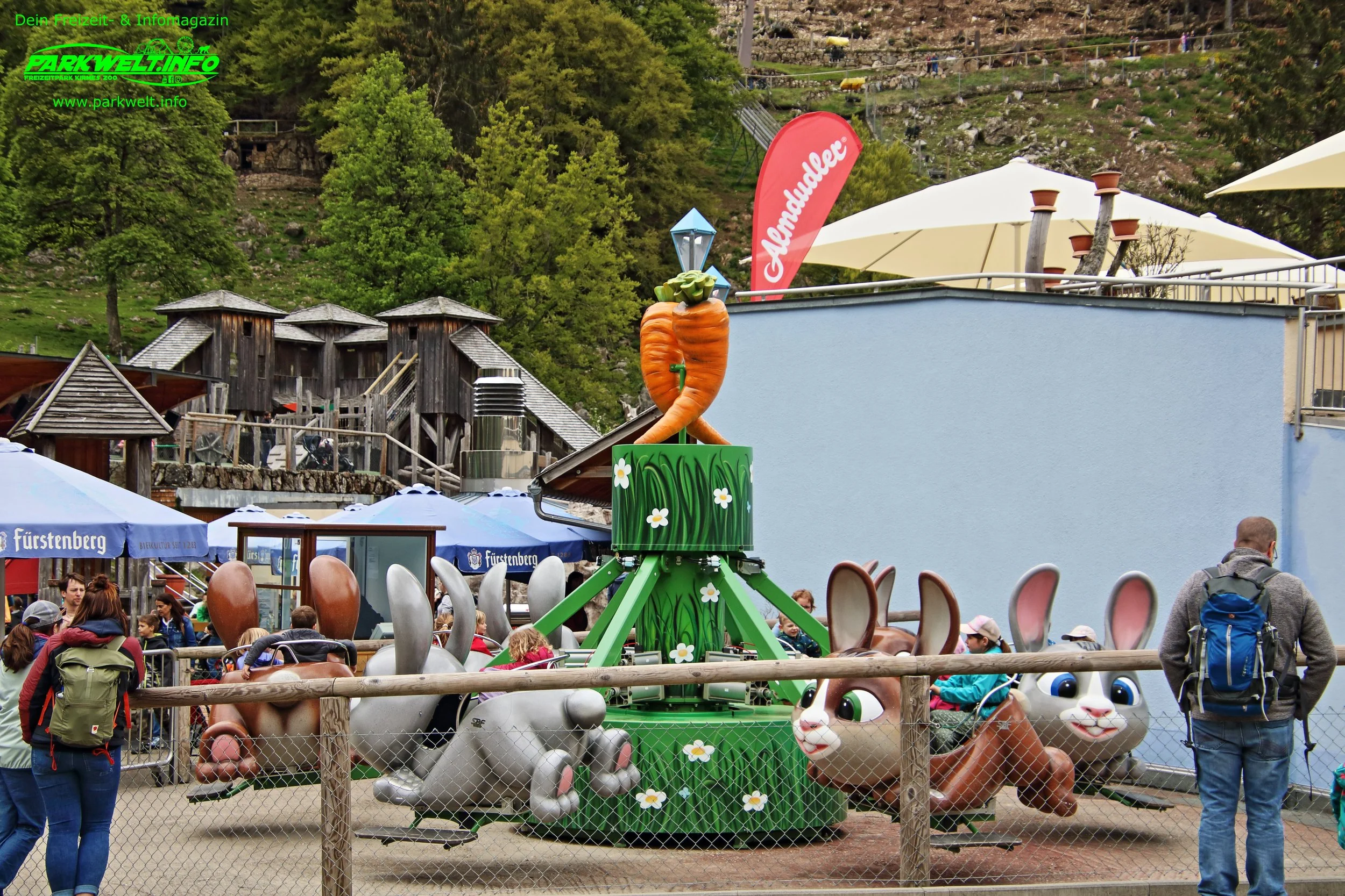 Bunny Hop SBF Visa Group Bounce Spin  Steinwasen Park Baden Württemberg Freizeitpark Themepark Wildpark  Oberried Attraktionen Fahrgeschäfte Achterbahn Rodelbahn Infos Info News Schwarzwald Seilbahn
