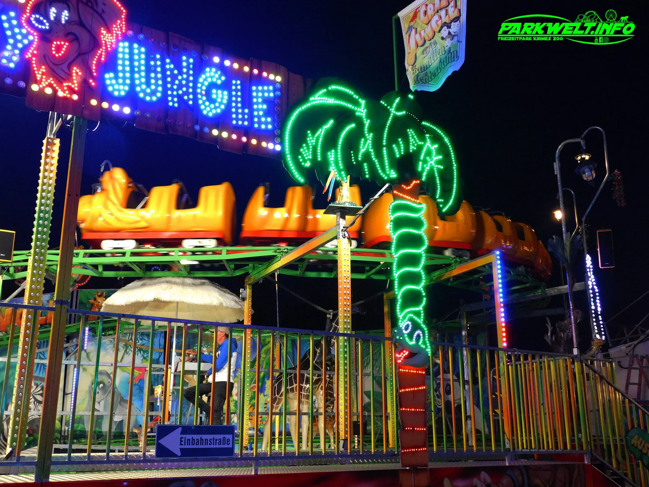 crazy jungle luxem sbf visa Achterbahn Rollercoaster Coaster Kirmes Volksfest Jahrmarkt Attraktion Fahrgeschäft Karussell