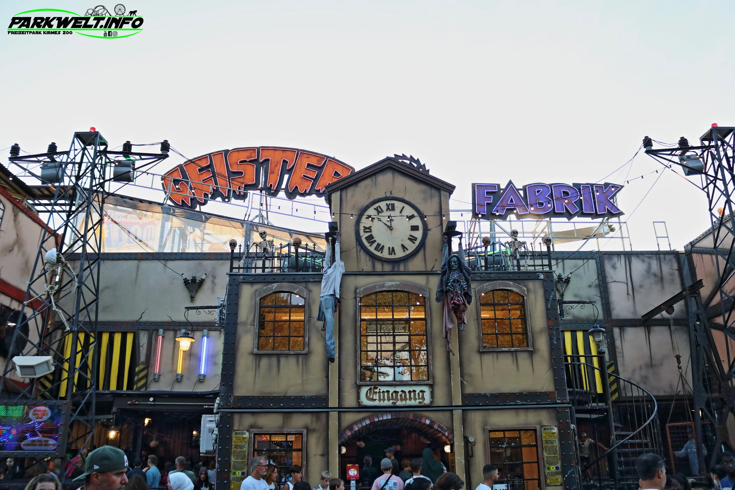 Geister Fabrik Geisterfabrik Rico Rasch Geisterbahn interaktiv  Volksfest Kirmes Carnival