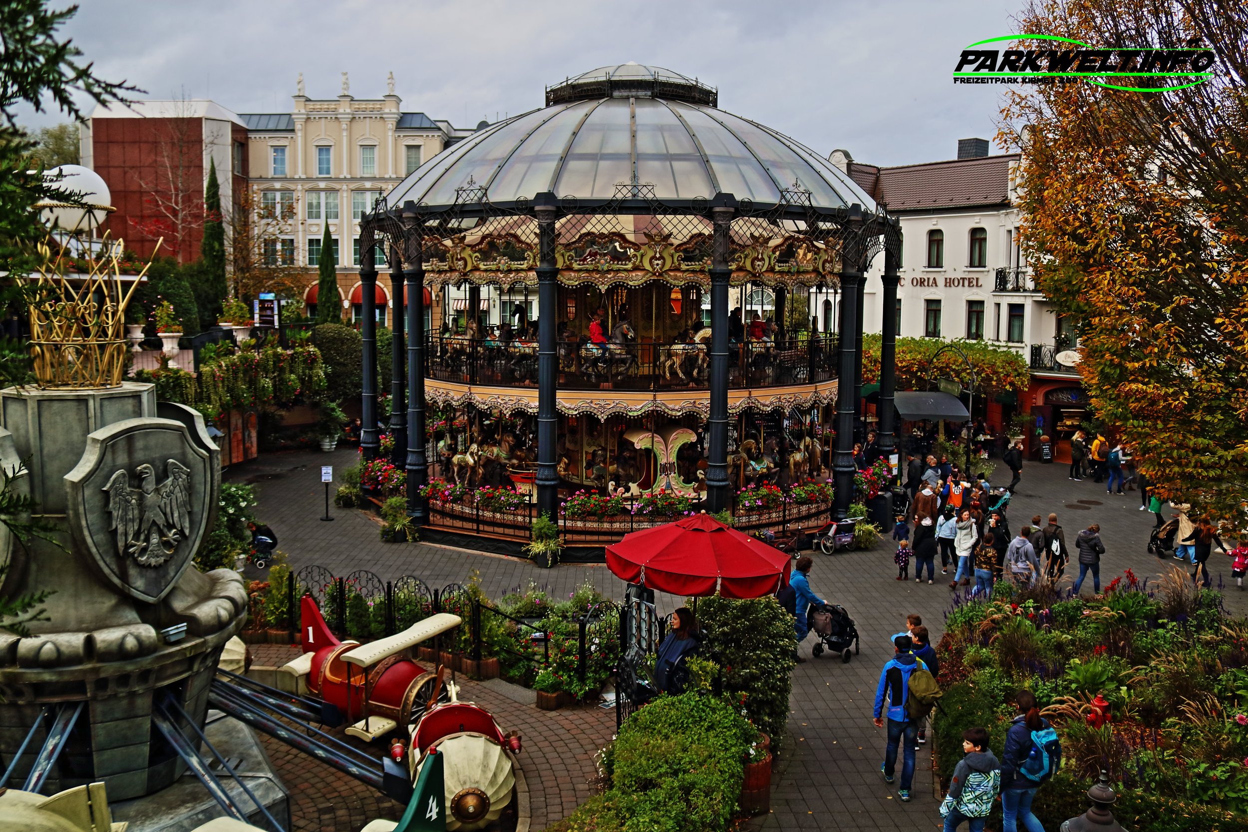 Pferdekarussell Phantasialand Freizeitpark Brühl Attraktion
