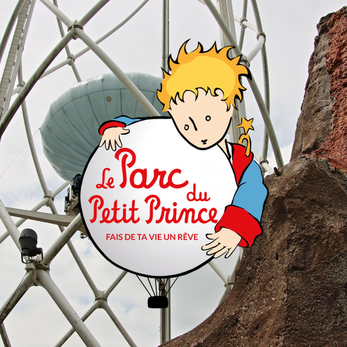 Illustration des kleinen Prinzen Le Parc du Petit Prince Freizeitpark Themepark Amusementpark Frankreich France kleiner prinz Attraktionen Achterbahn Show Info News Freizeit Preise Öffnungszeiten Parkplatz Anfahrt Adresse