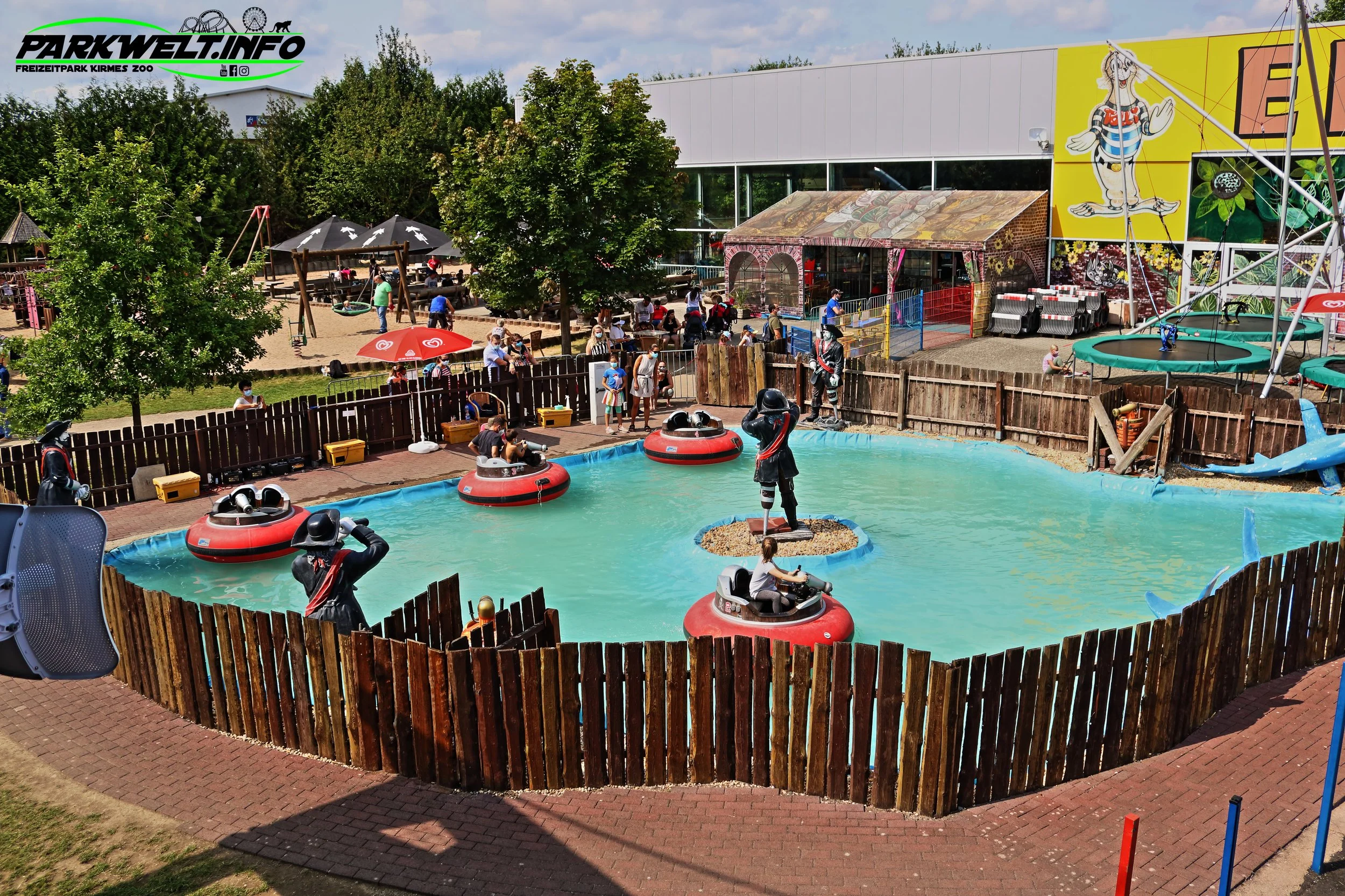 piratenbucht sunkid bumper boot splash wasser attraktion tolli park freizeitpark mayen indoor