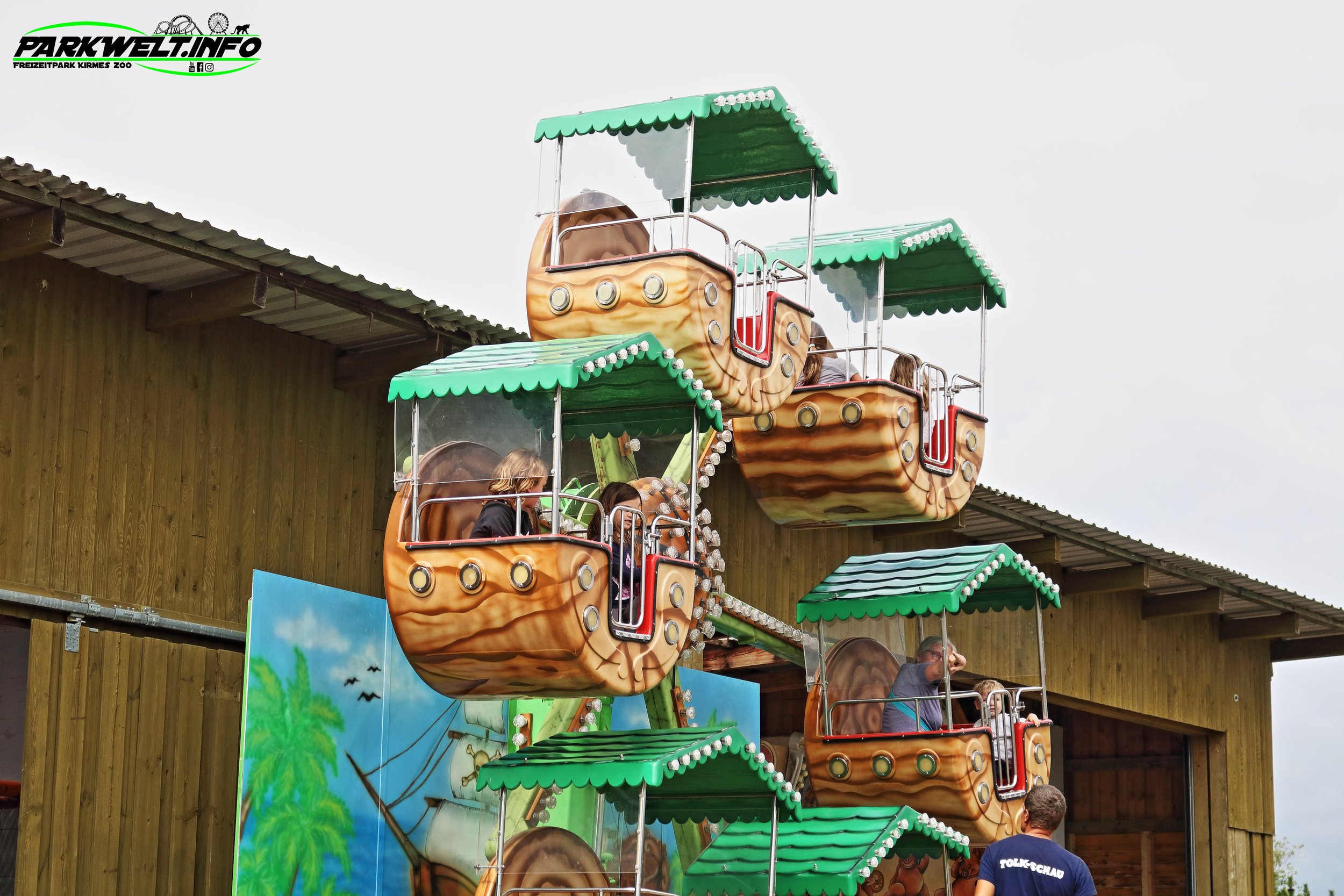 Kinder Riesenrad Big Wheel Tolk Schau Familien Freizeitpark Tolk Schleswig Holstein Attraktionen Fahrgeschäfte Grillhütte Adresse Themepark Achterbahn