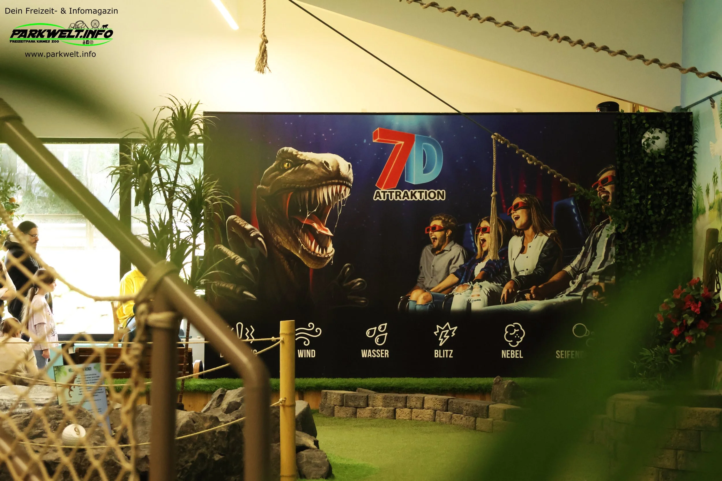 Geheime Welt Kobern Gondorf Freizeitpark Ausflugsziel Minigolf Infoor Freizeit Klettergarten Rheinland Pfalz Kinder Dinos