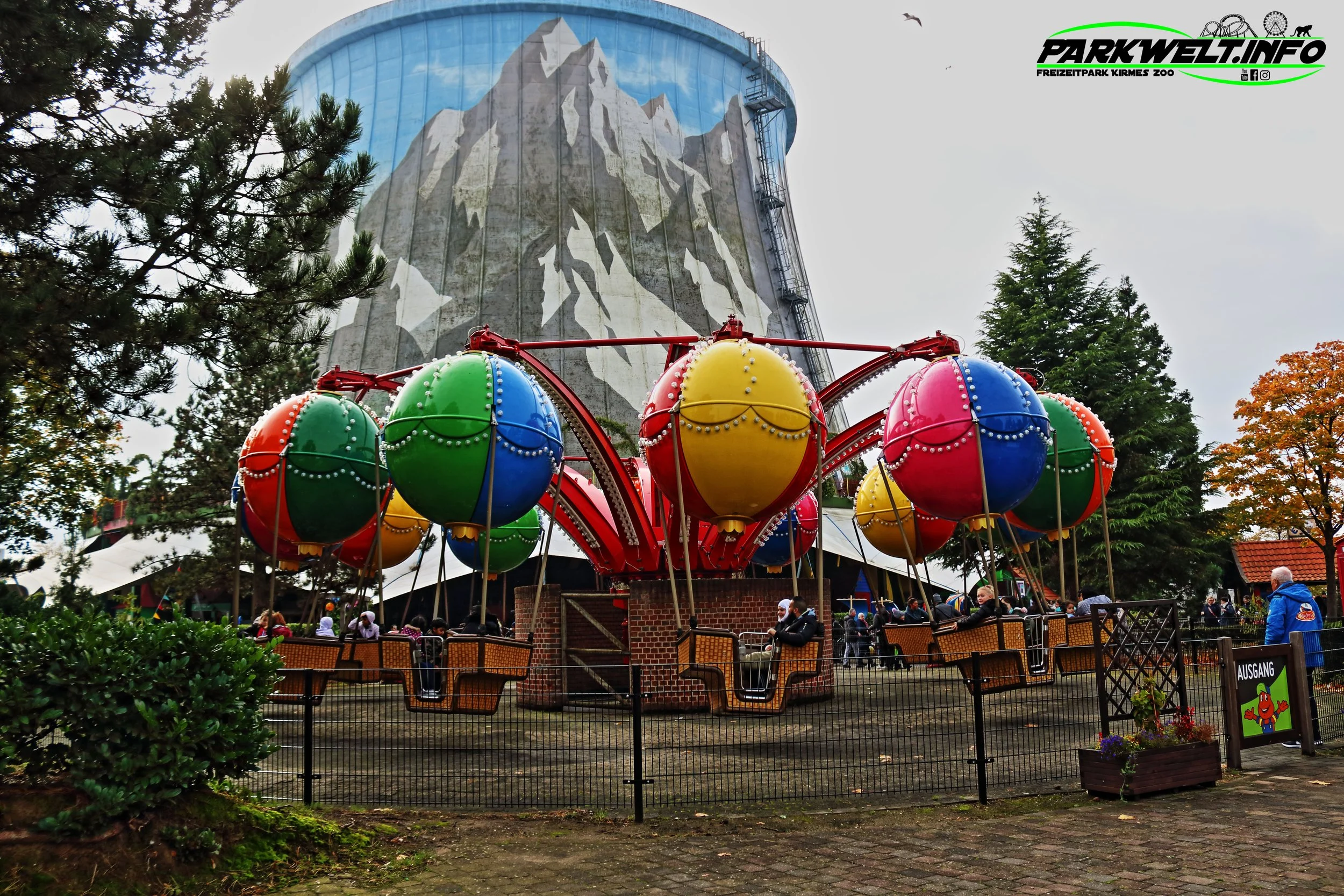 Balloon Race Zamperla Attraktion Wunderland Kalkar Ballon