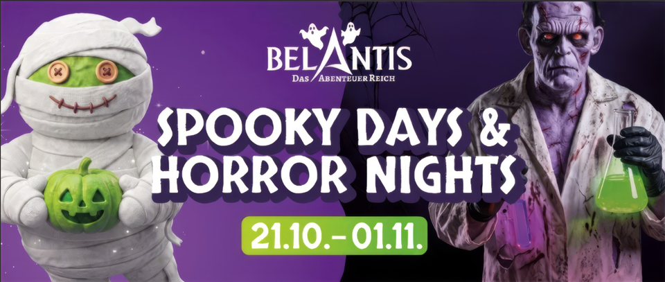 Ab 21.10. zehn Tage Halloween bei BELANTIS
