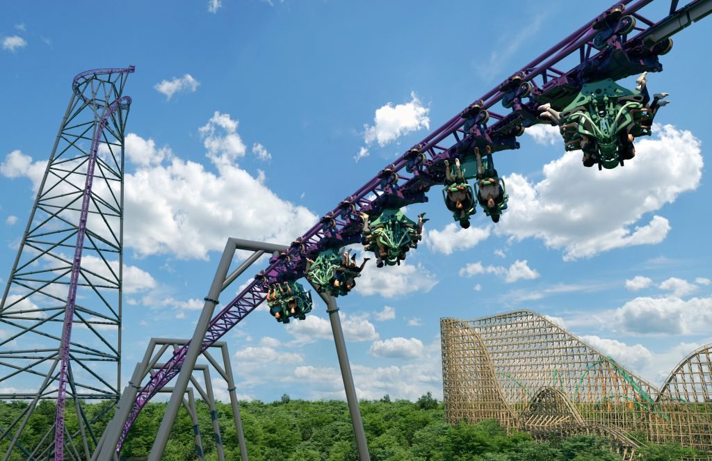 Six Flags Great Adventure enthüllt Rekord Spinning Coaster „BAKUNAWA“