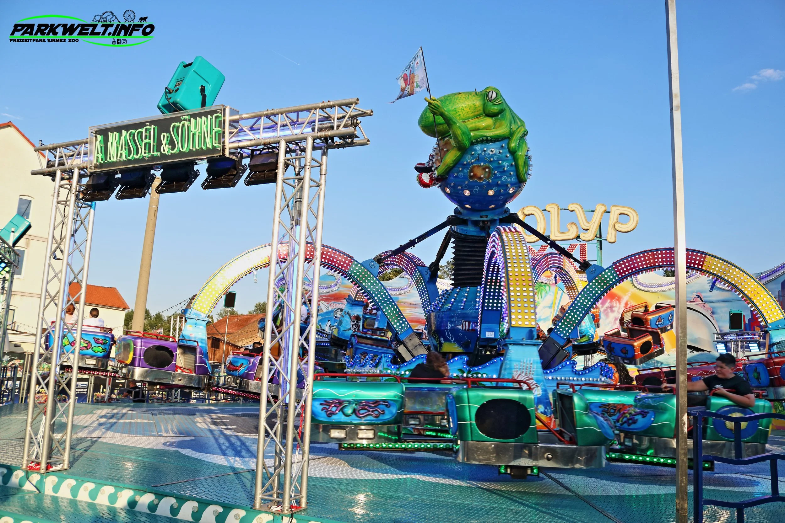 Polyp xxl Massel Andre Schwarzkopf Monster 3 Kirmes Volksfest Walygator krake
