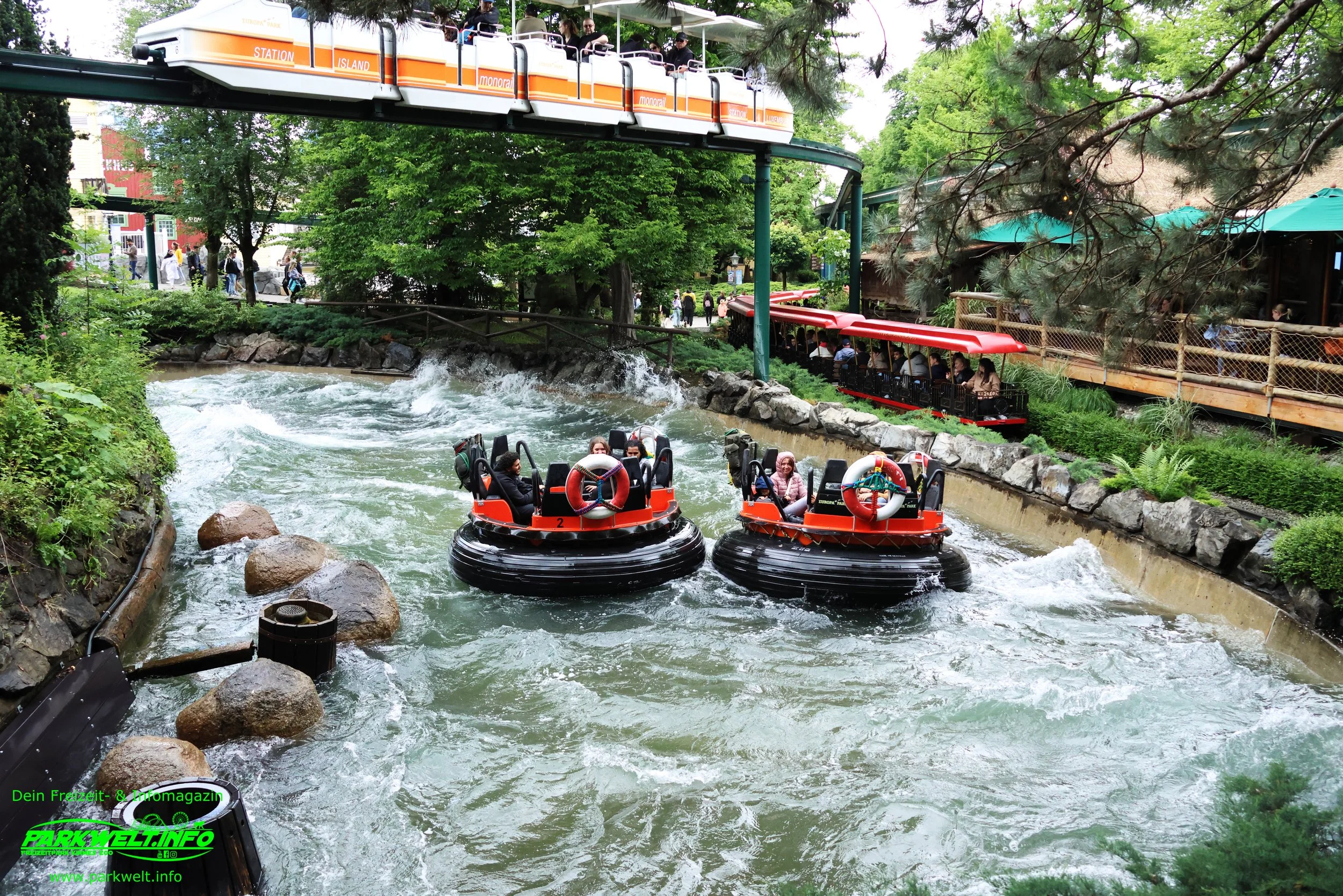 Fjord Rafting Intamin Raft Splash Europa Park Freizeitpark Themepark Info Bilder Technische Daten