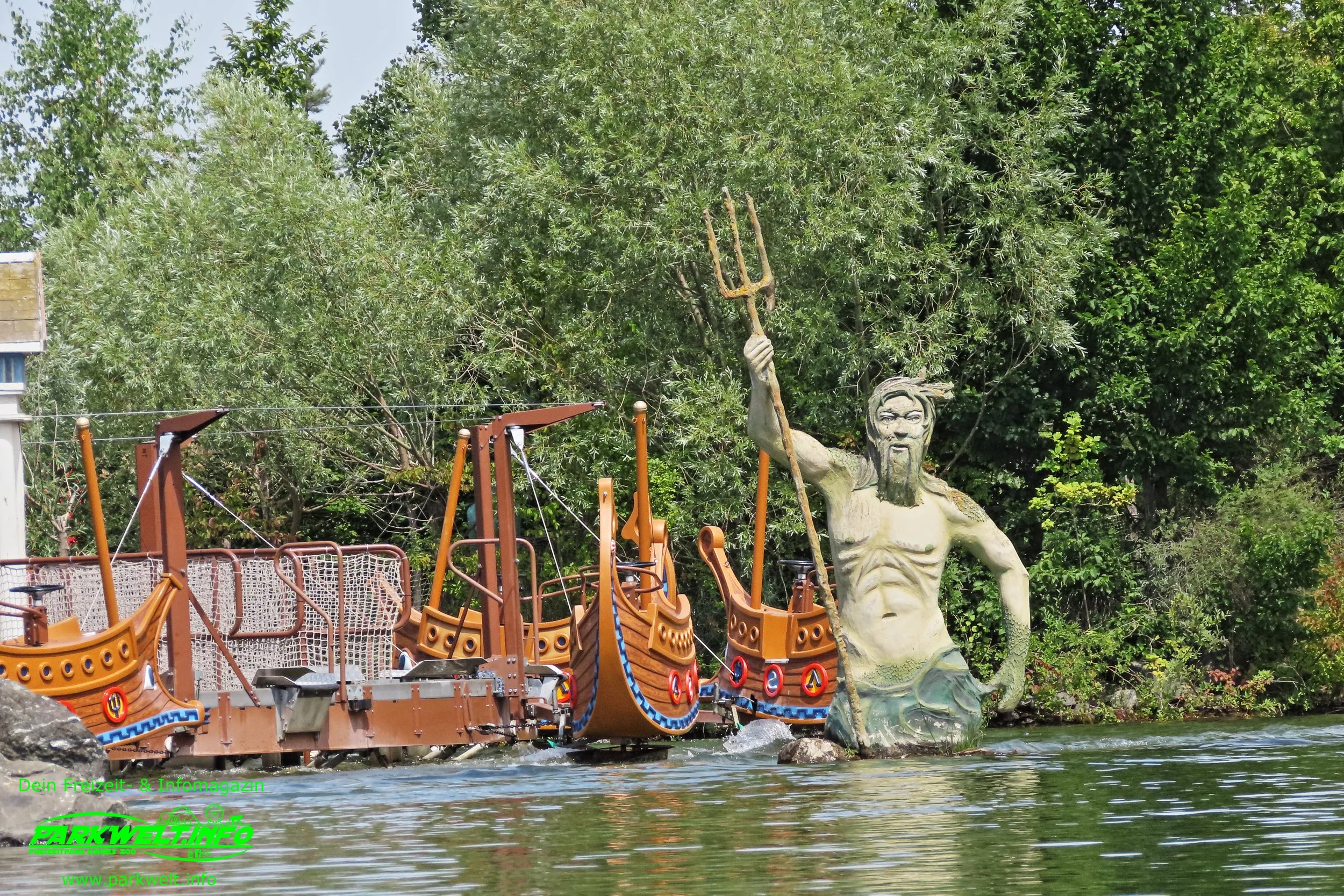 Poseidons Flotte Zierer Inno Heege Wildwasserrondell Belantis Das Abenteuer Reich Freizeitpark Themepark Sachsen Park Plan Map Guide Achterbahn Attraktionen Fahrgeschäfte Rollercoaster Anfahrt Adresse Preise Öffnungszeiten
