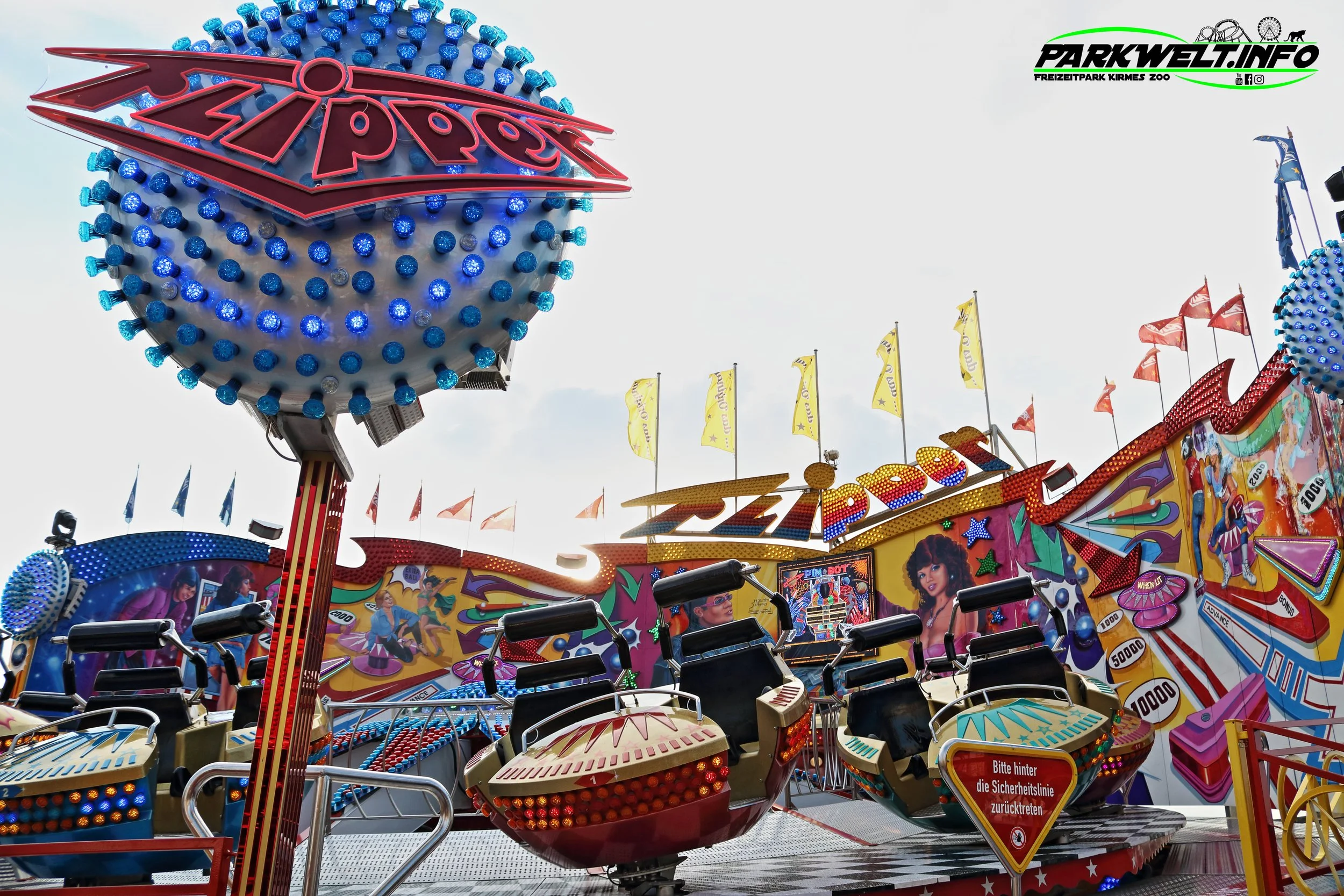 Flipper Meeß Huss Volksfest Kirmes Attraktion Fahrgeschäft Ludwig
