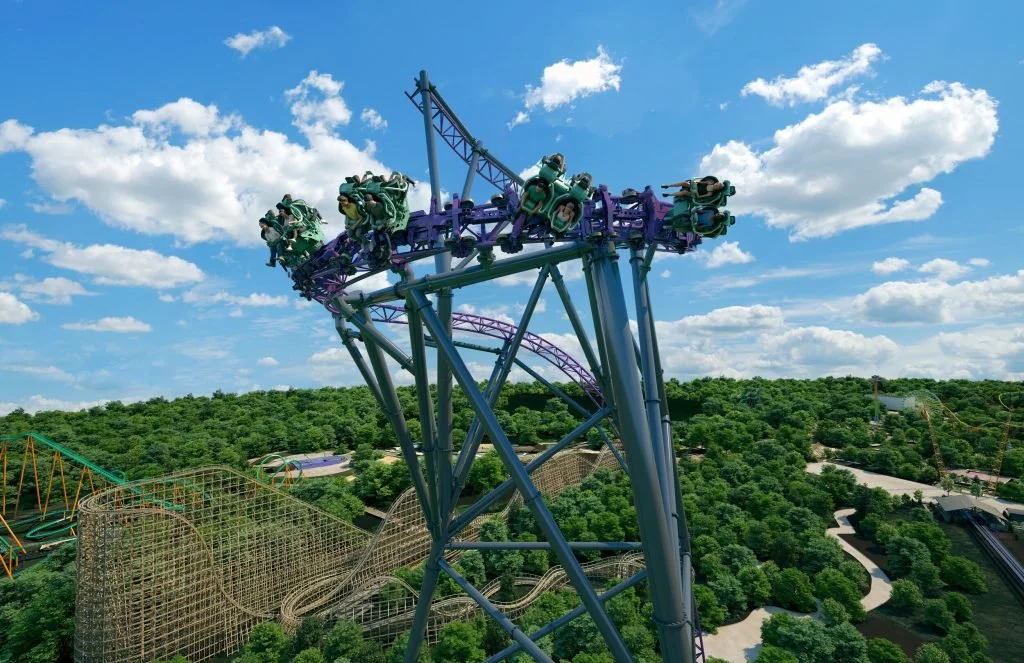 Six Flags Great Adventure enthüllt Rekord Spinning Coaster „BAKUNAWA“