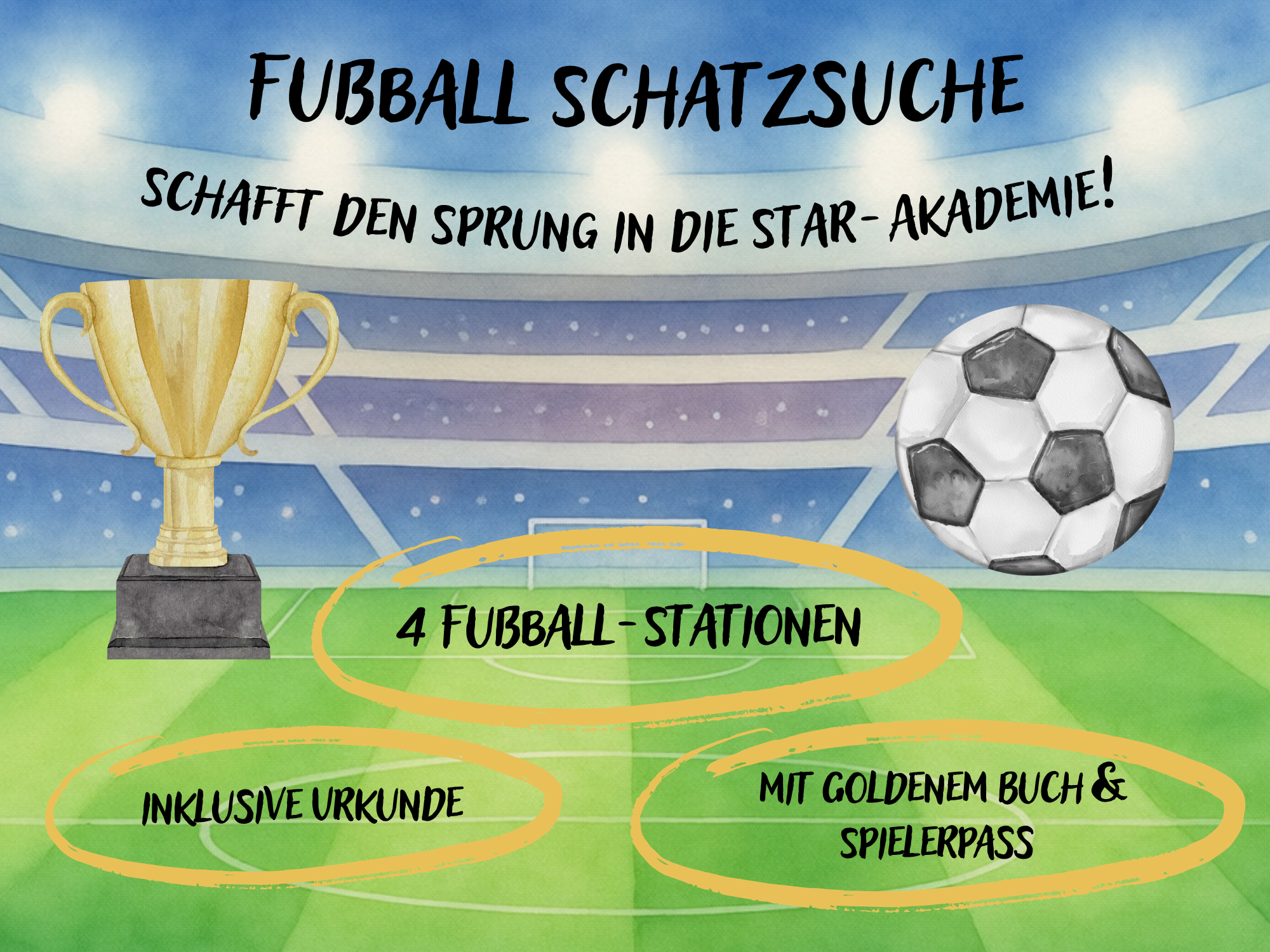 Fußball Schatzsuche Kindergeburtstag PDF