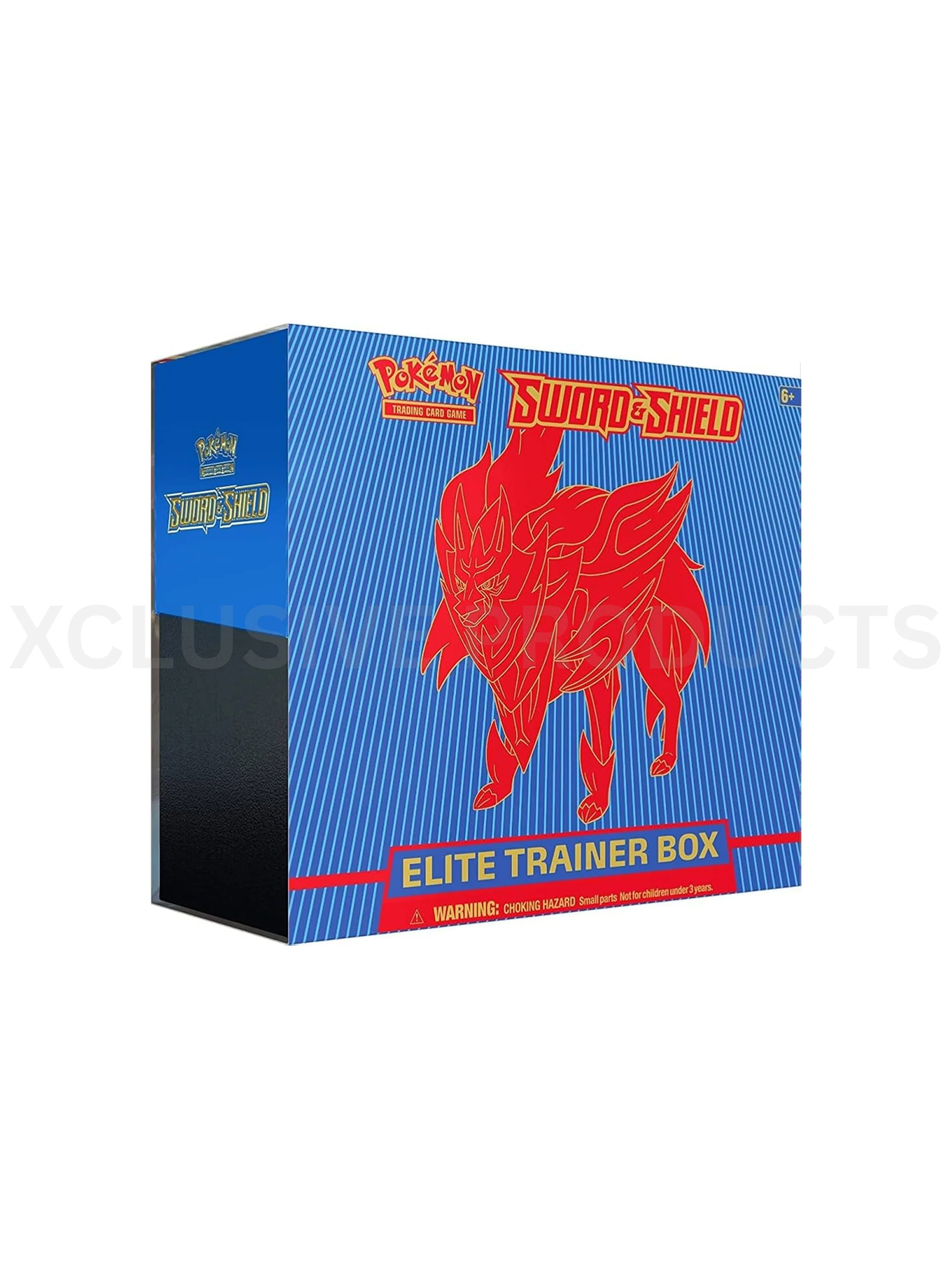 Pokémon Sword & Shield base Elite Trainer Box Zamazenta RARE pokeball wrap