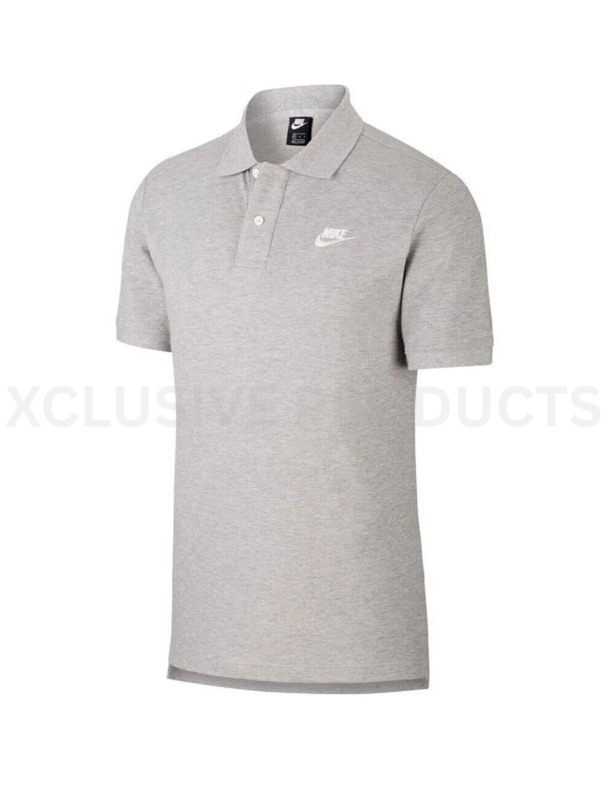 Nike Men's Polo Shirt - Light Grey - CJ4456-063 - Size Large