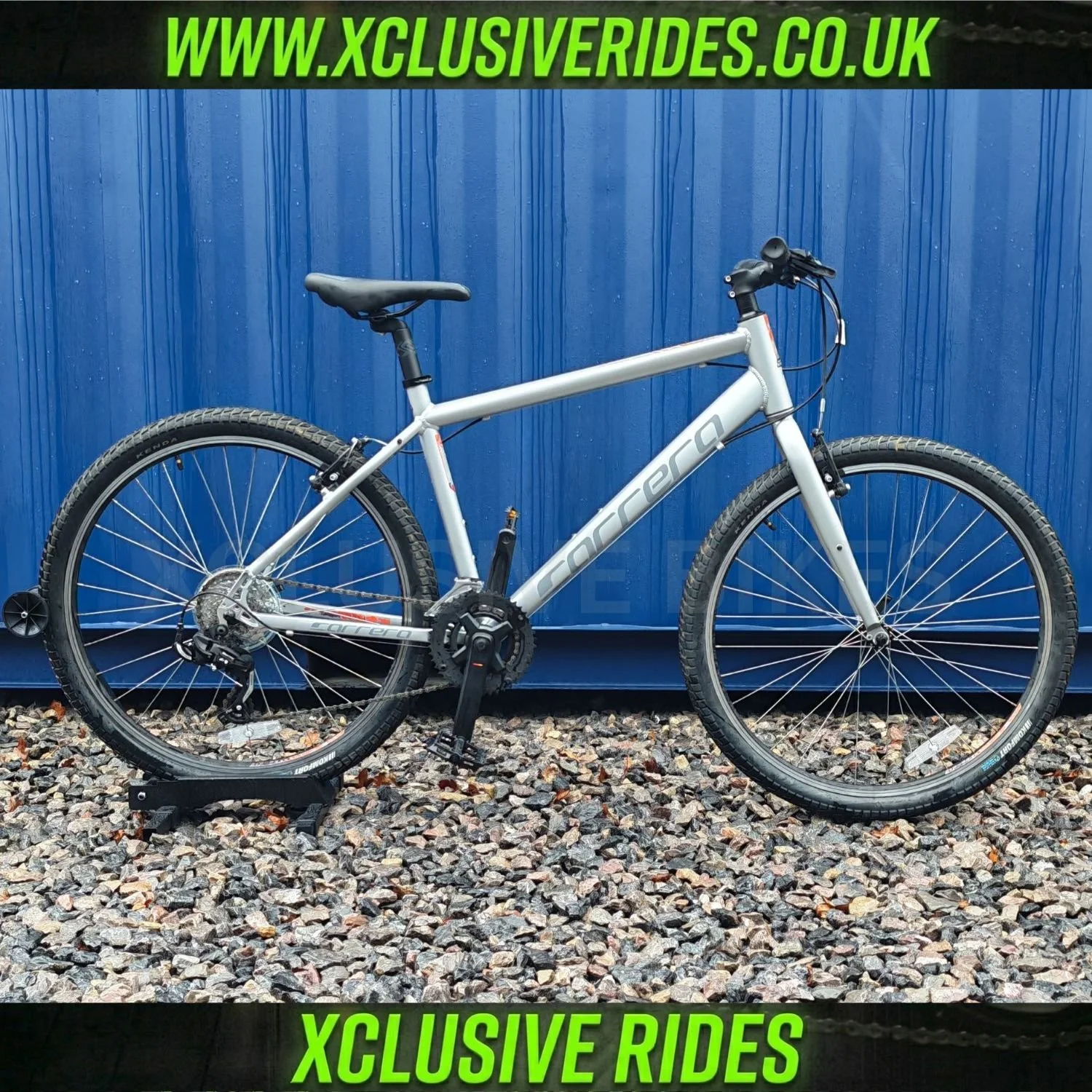 Carrera Parva Silver Hybrid Bike – Fully Serviced