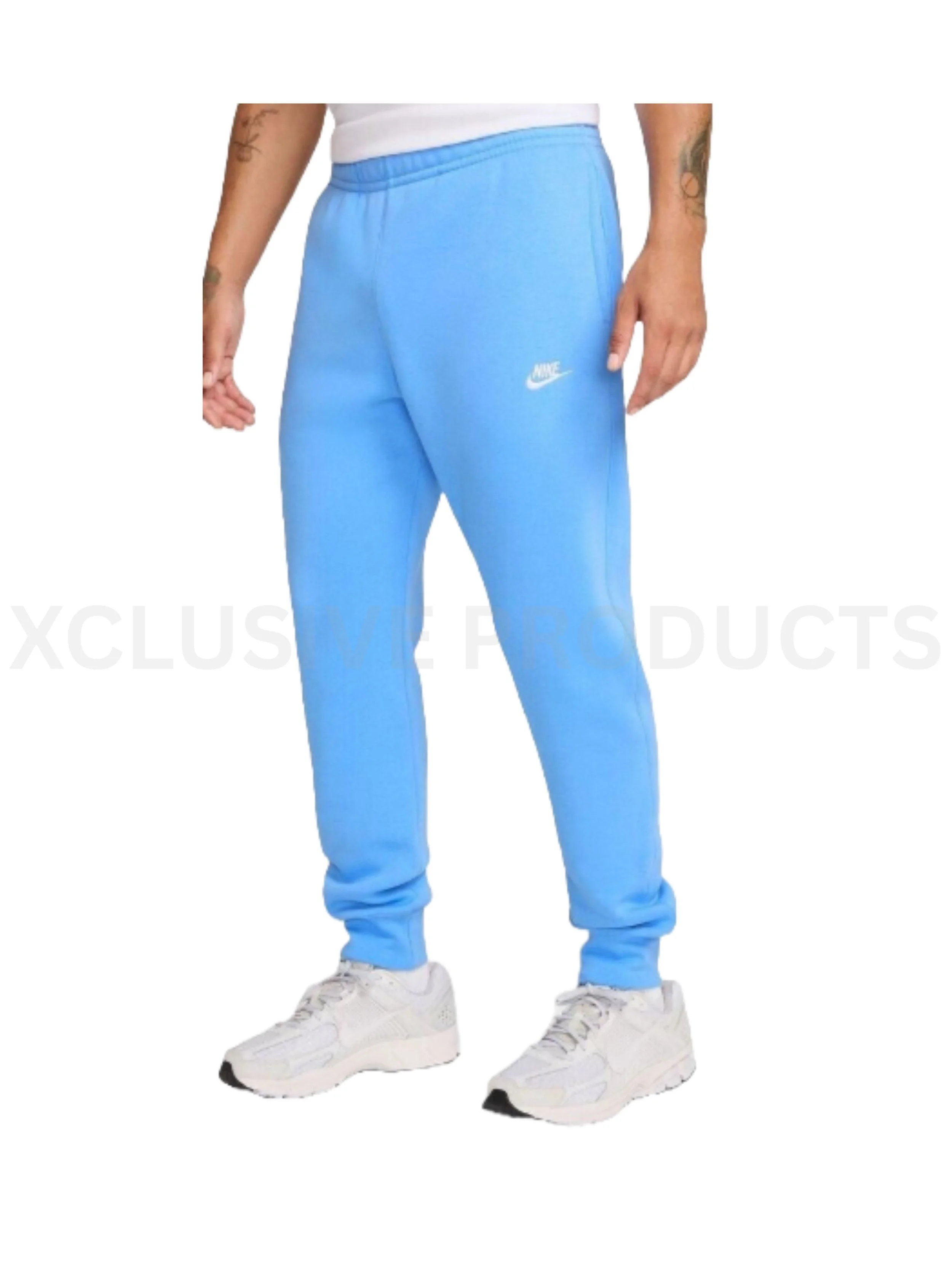 NIKE Men's Sportswear Club Fleece Pants - Blue - BV2671-412 - Size Medium