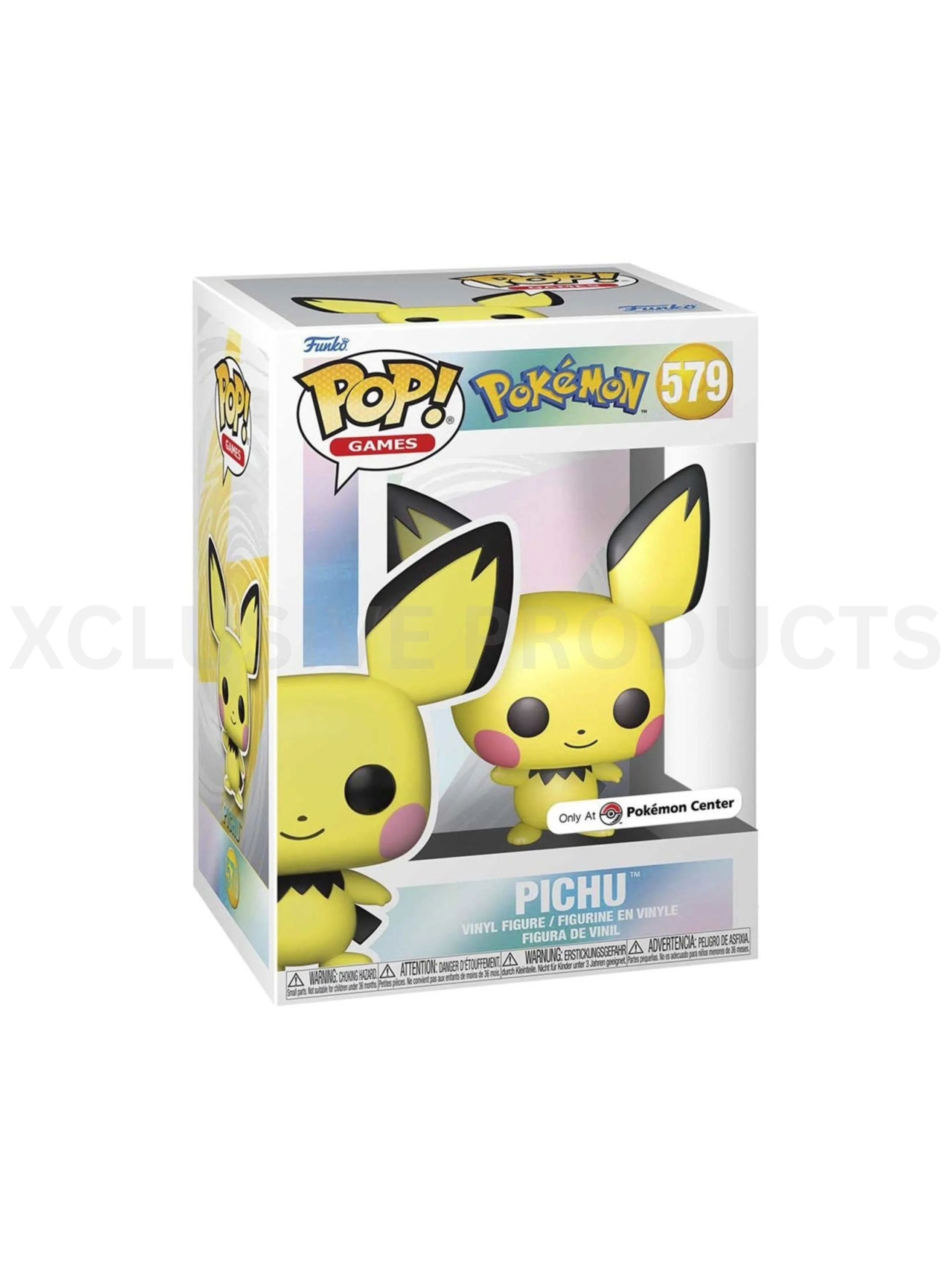 Pichu Pearlescent Pop! Vinyl Figure - Funko Pokemon Center Exclusive