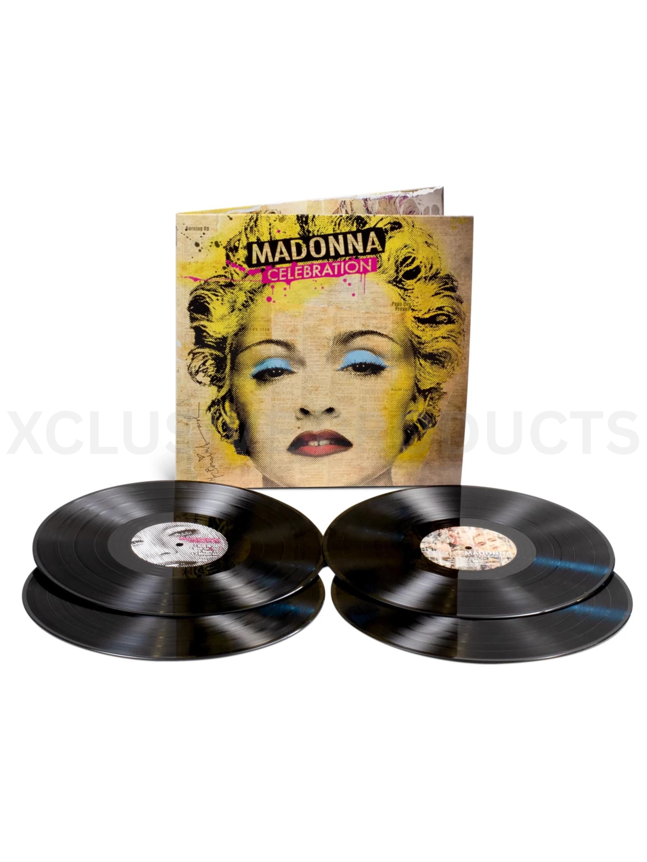 Madonna 'Celebration' 4 x vinyl LP W/Limited Edition Lithograph