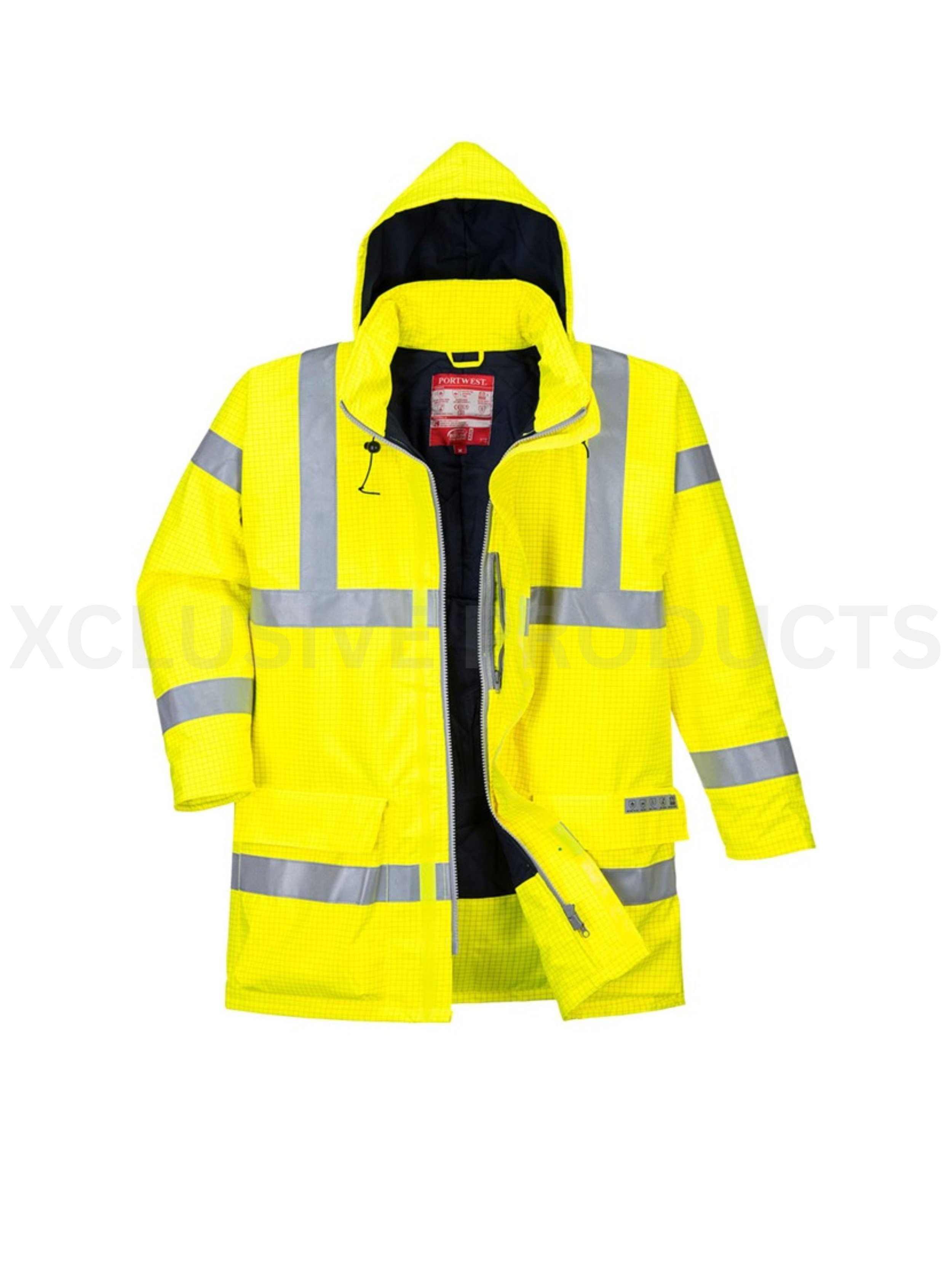 Portwest Hi-Vis Breathable Antistatic Fr Jacket - Size Small