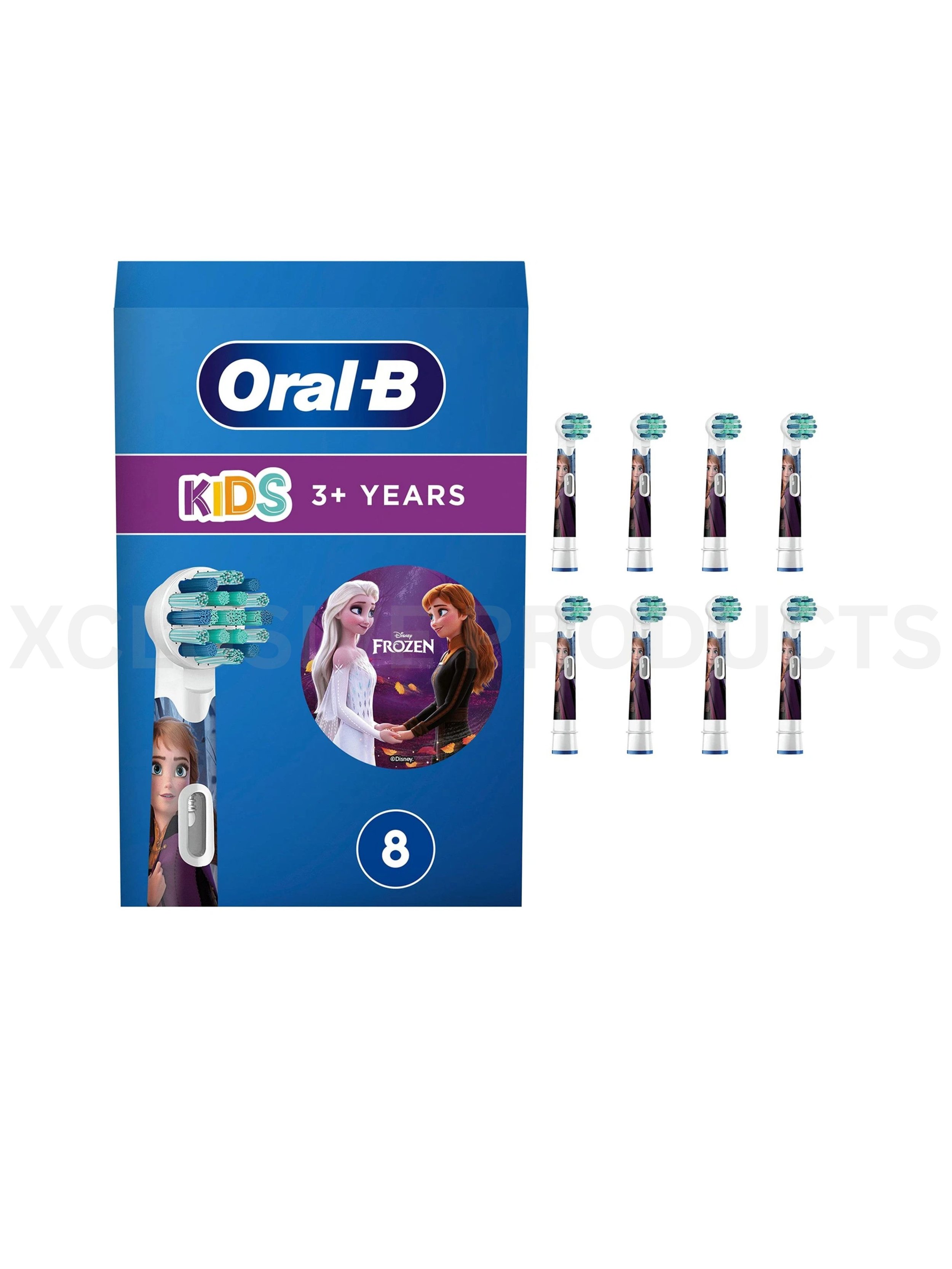 Oral-B Pro Kids Toothbrush Heads Featuring Frozen - Pack of 8 Counts