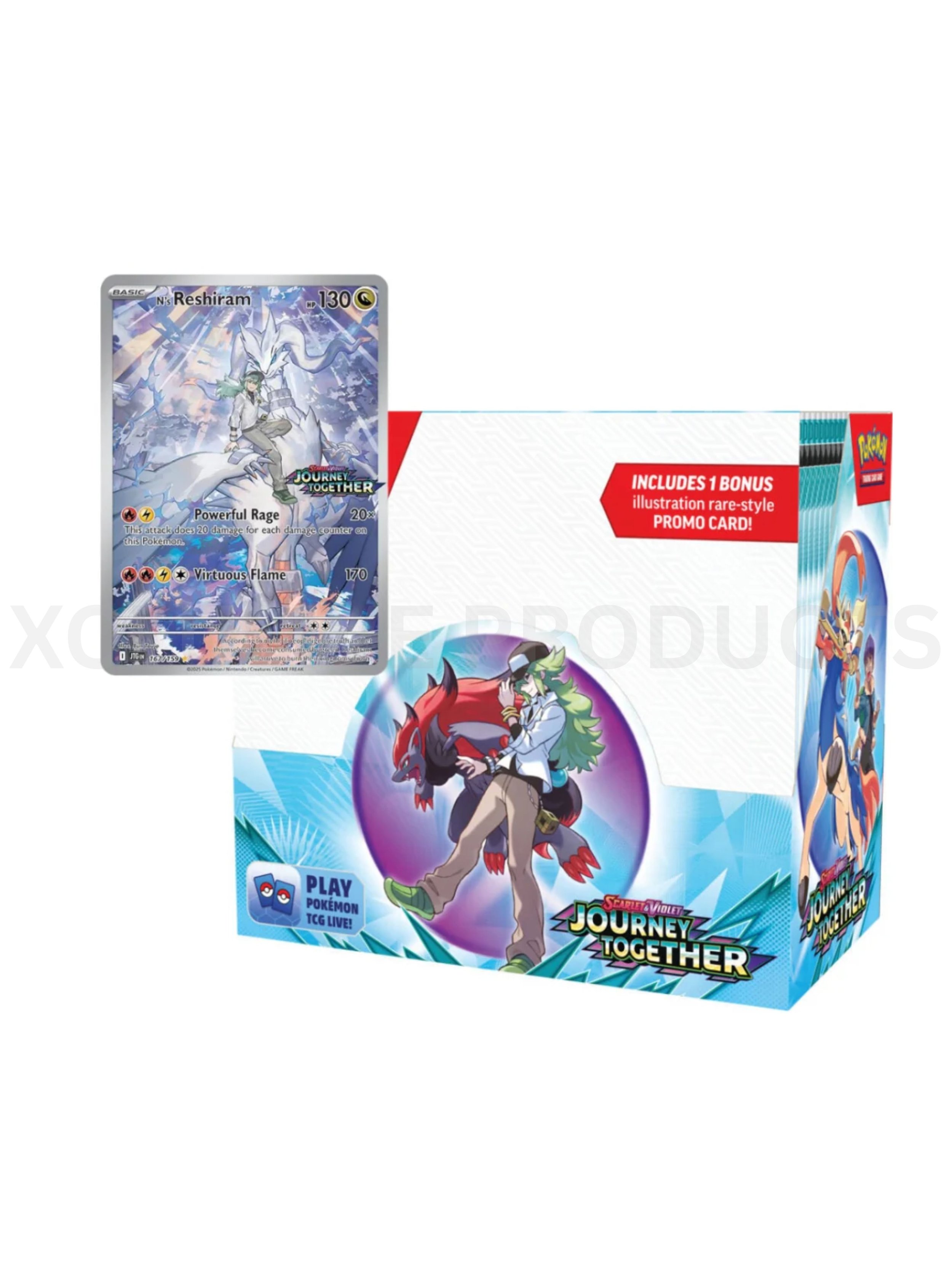 Pokémon TCG Scarlet & Violet Journey Together Enhanced Booster Box (36 Packs & 1 Promo Card)