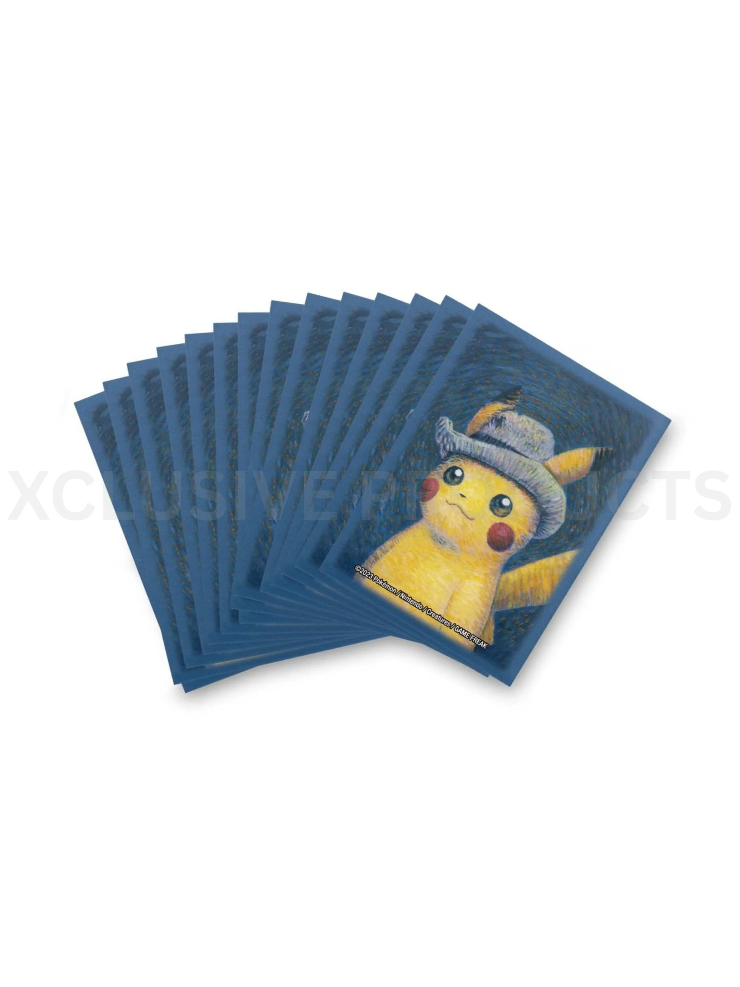 Pokémon Center x Van Gogh Museum Pikachu Self-Portrait 65 Card Sleeves