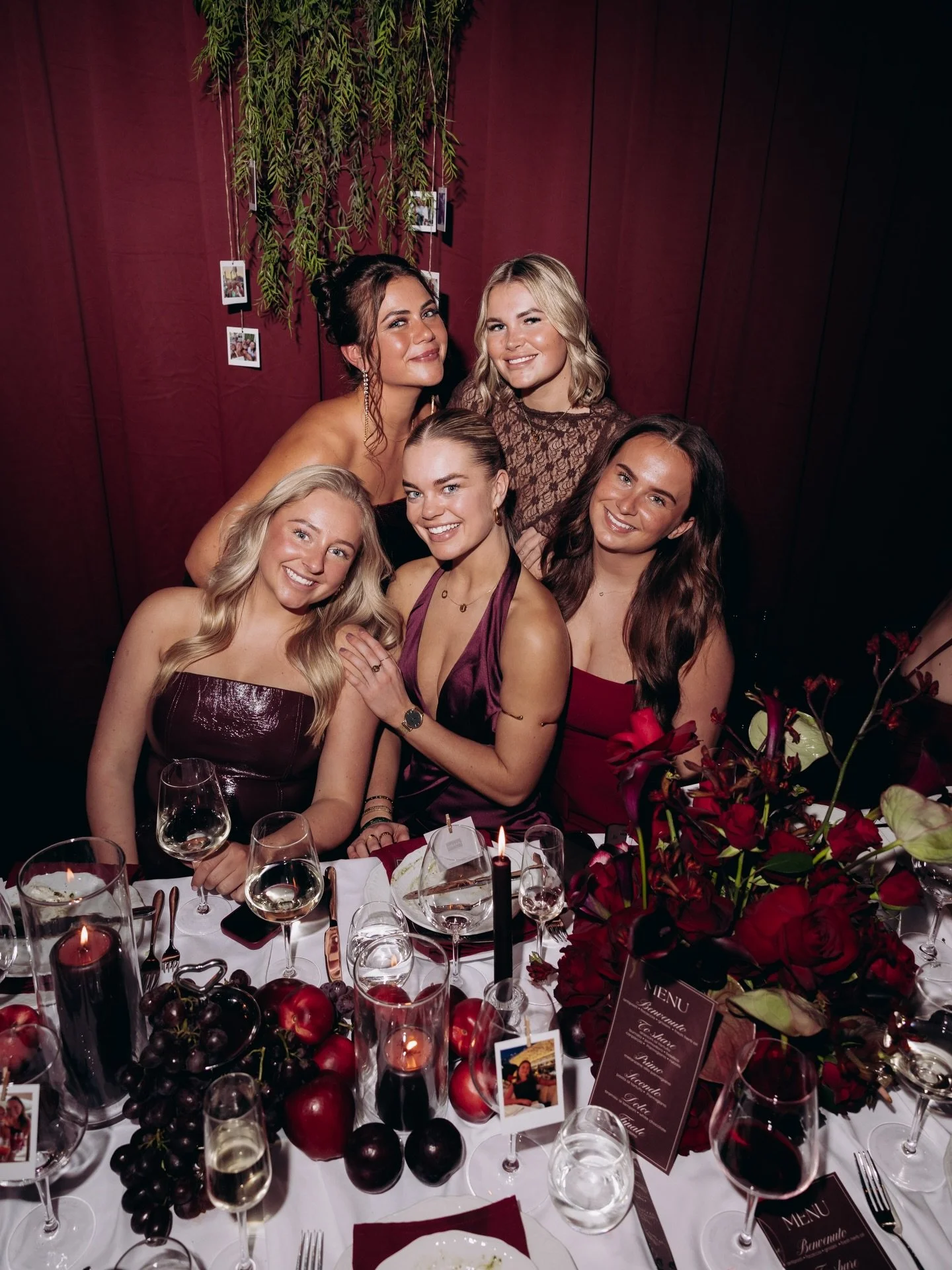 Raise your napkin if you&rsquo;re ready to party 🪩💃🏽❤️&zwj;🔥 #ladolceburgundy